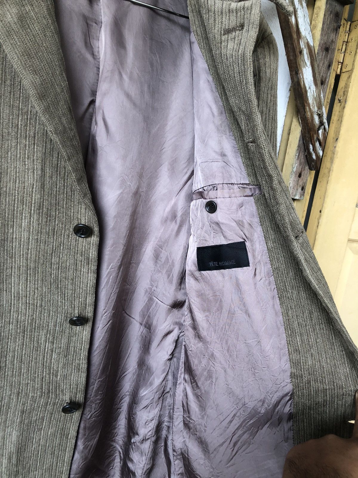 Issey Miyake Vintage Tete Homme Issey Miyake Corduroy Blazer Jacket Size US XL / EU 56 / 4 - 13 Thumbnail