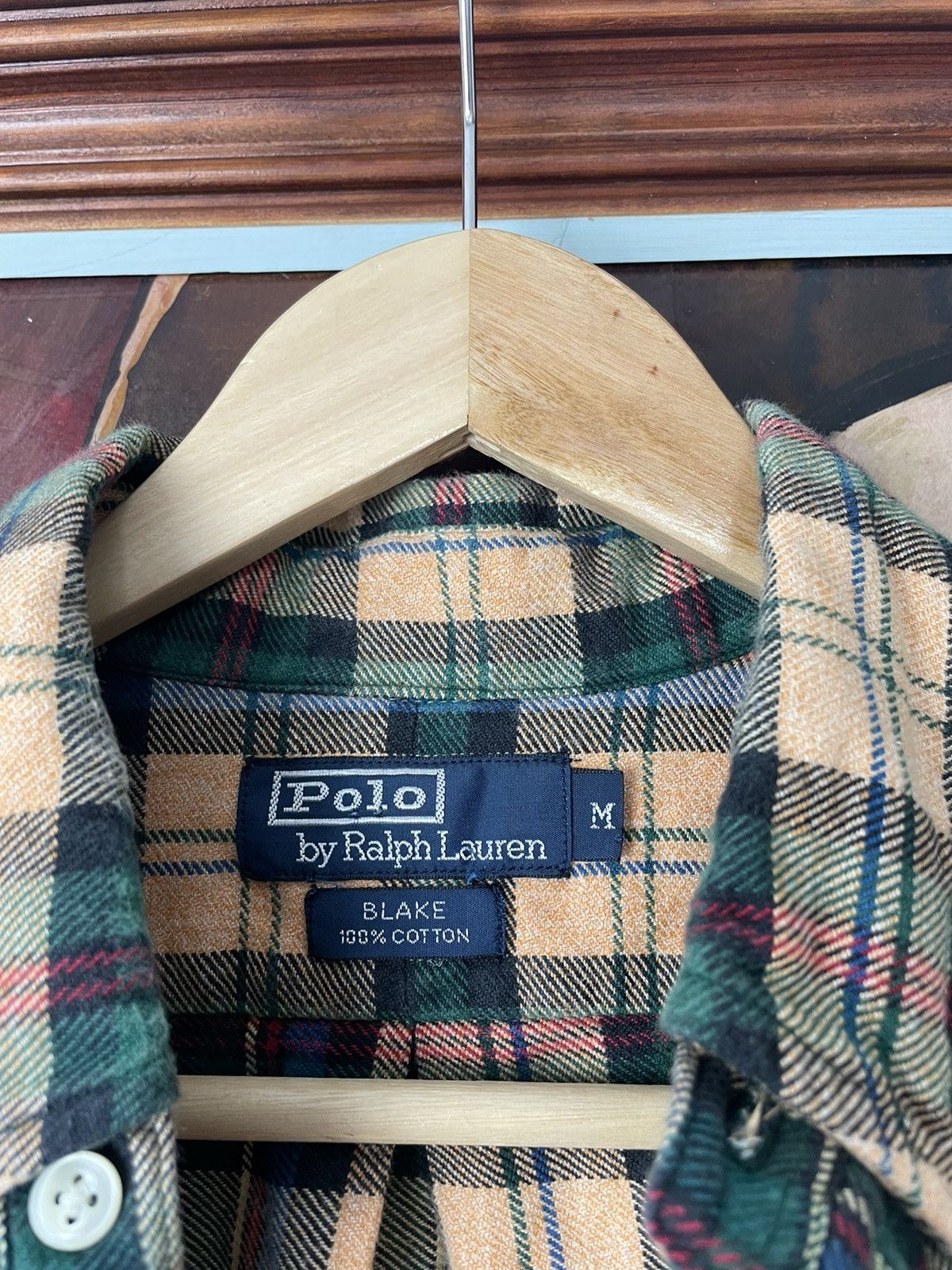 Flannel × Polo Ralph Lauren × Ralph Lauren Polo Ralph Lauren Flannel Button Shirt Multicolor Checkered Size US L / EU 52-54 / 3 - 5 Thumbnail