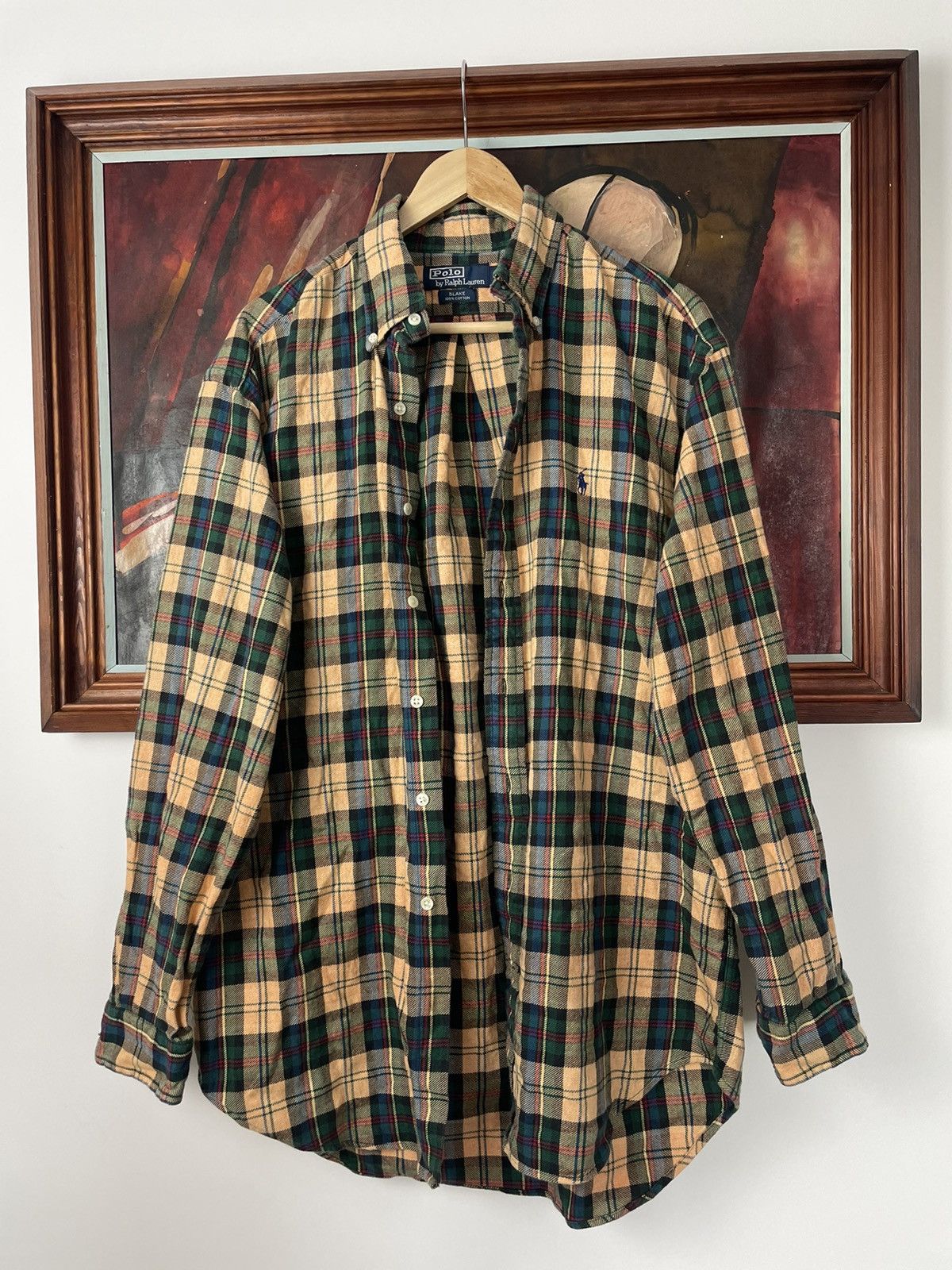 Flannel × Polo Ralph Lauren × Ralph Lauren Polo Ralph Lauren Flannel Button Shirt Multicolor Checkered Size US L / EU 52-54 / 3 - 3 Thumbnail