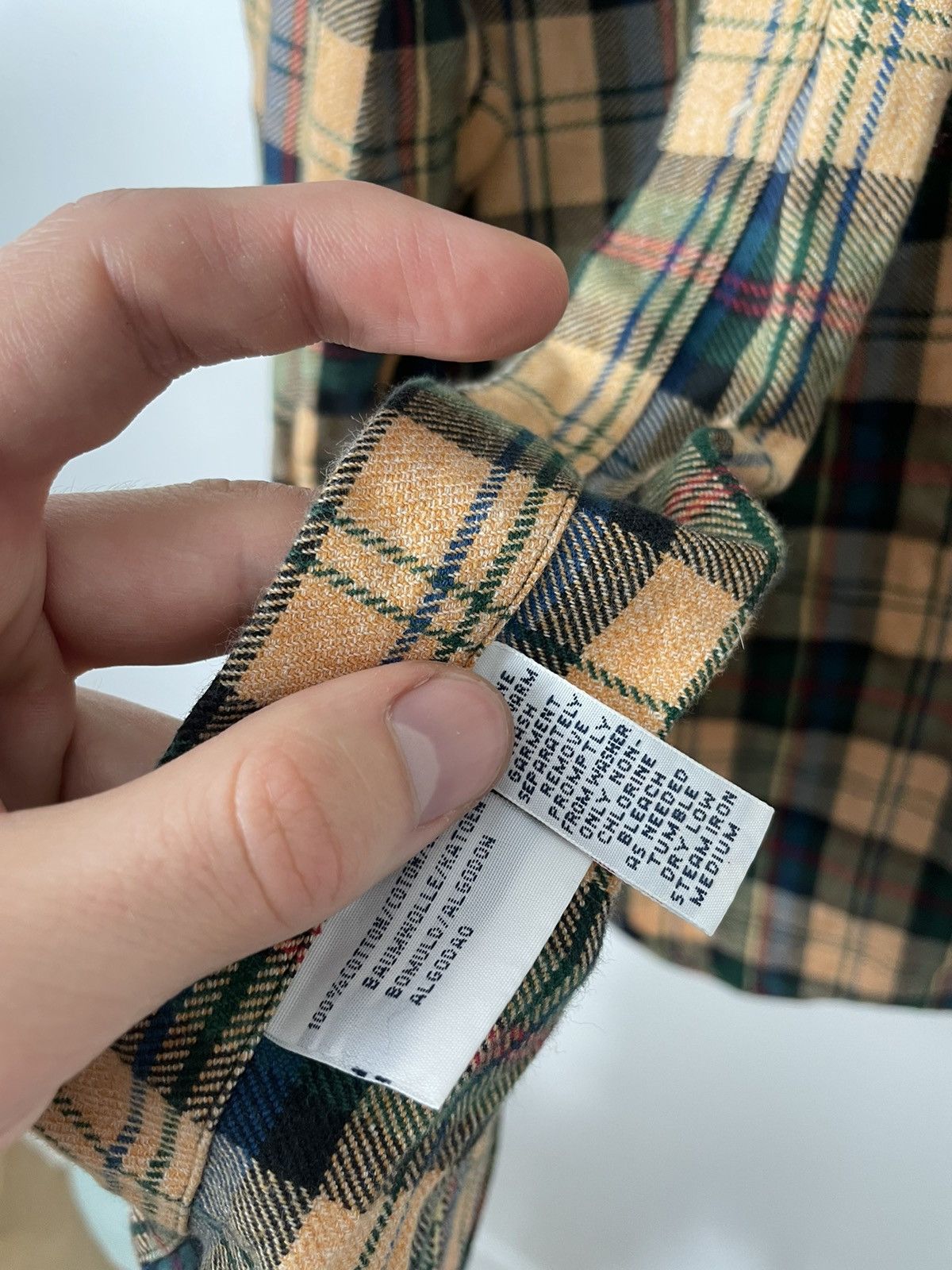 Flannel × Polo Ralph Lauren × Ralph Lauren Polo Ralph Lauren Flannel Button Shirt Multicolor Checkered Size US L / EU 52-54 / 3 - 6 Thumbnail
