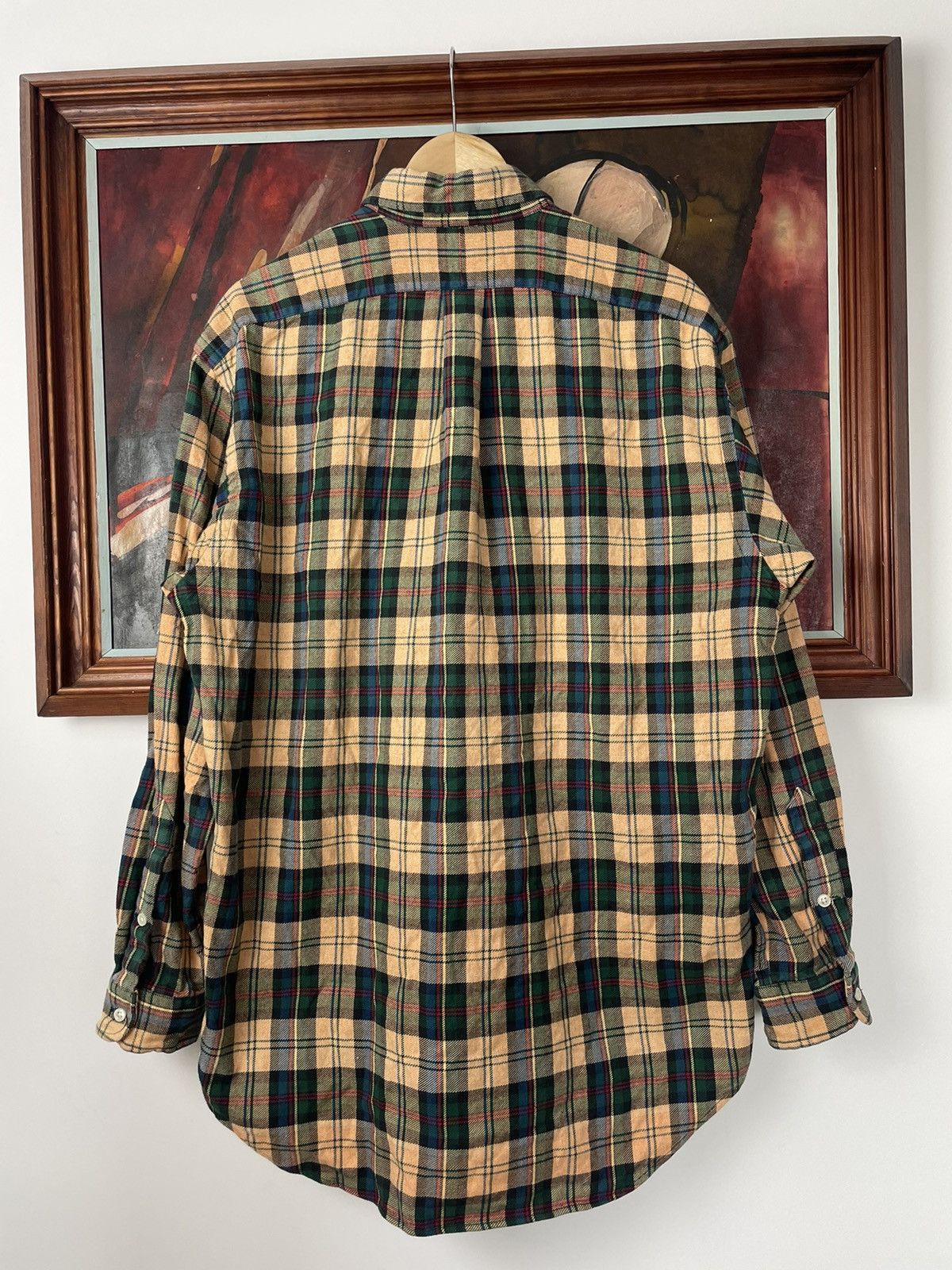 Flannel × Polo Ralph Lauren × Ralph Lauren Polo Ralph Lauren Flannel Button Shirt Multicolor Checkered Size US L / EU 52-54 / 3 - 2 Thumbnail