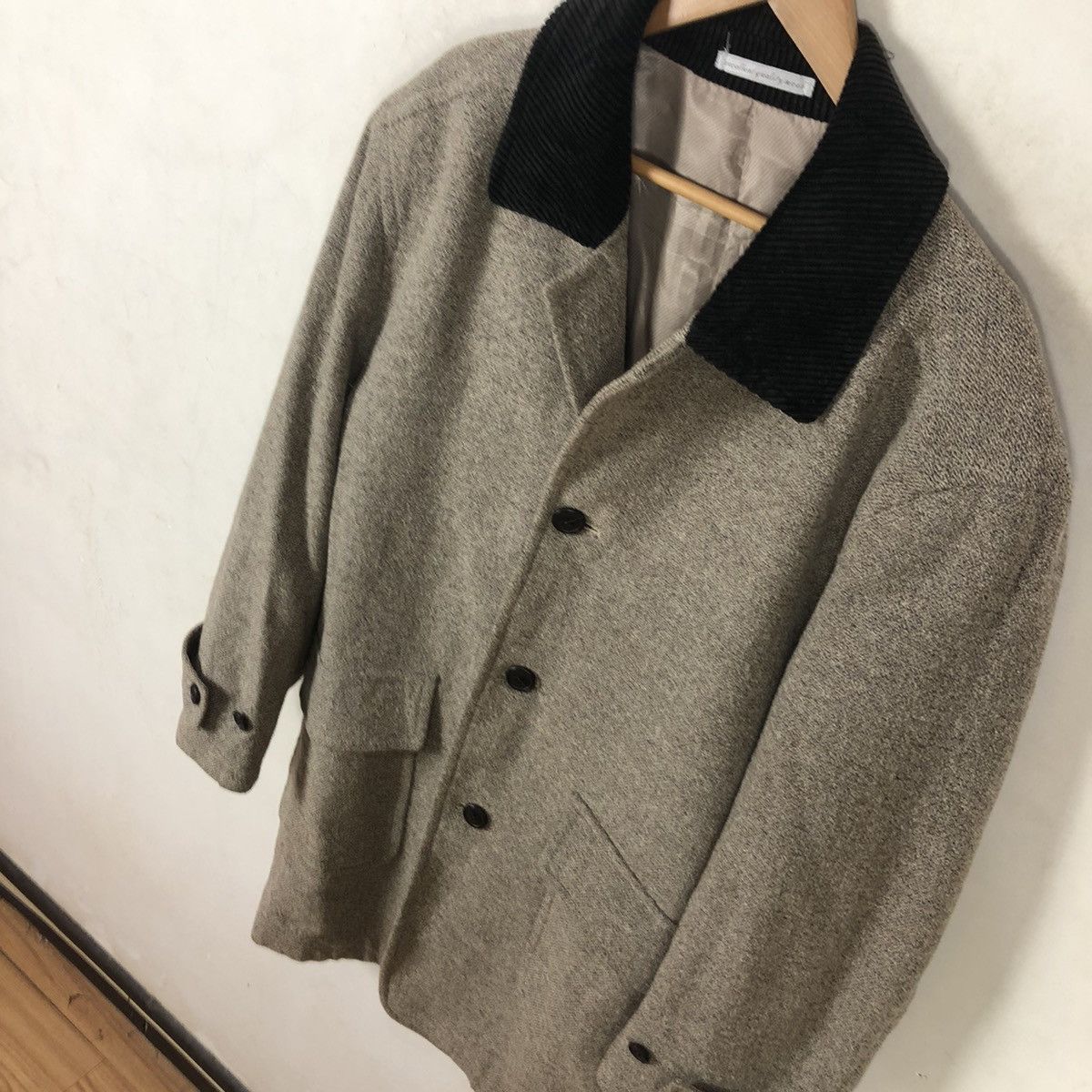 Vintage MONTEVISO ITALY LONG JACKET INSPIRED BY ISSEY MIYAKE JAPAN Size US L / EU 52-54 / 3 - 4 Thumbnail