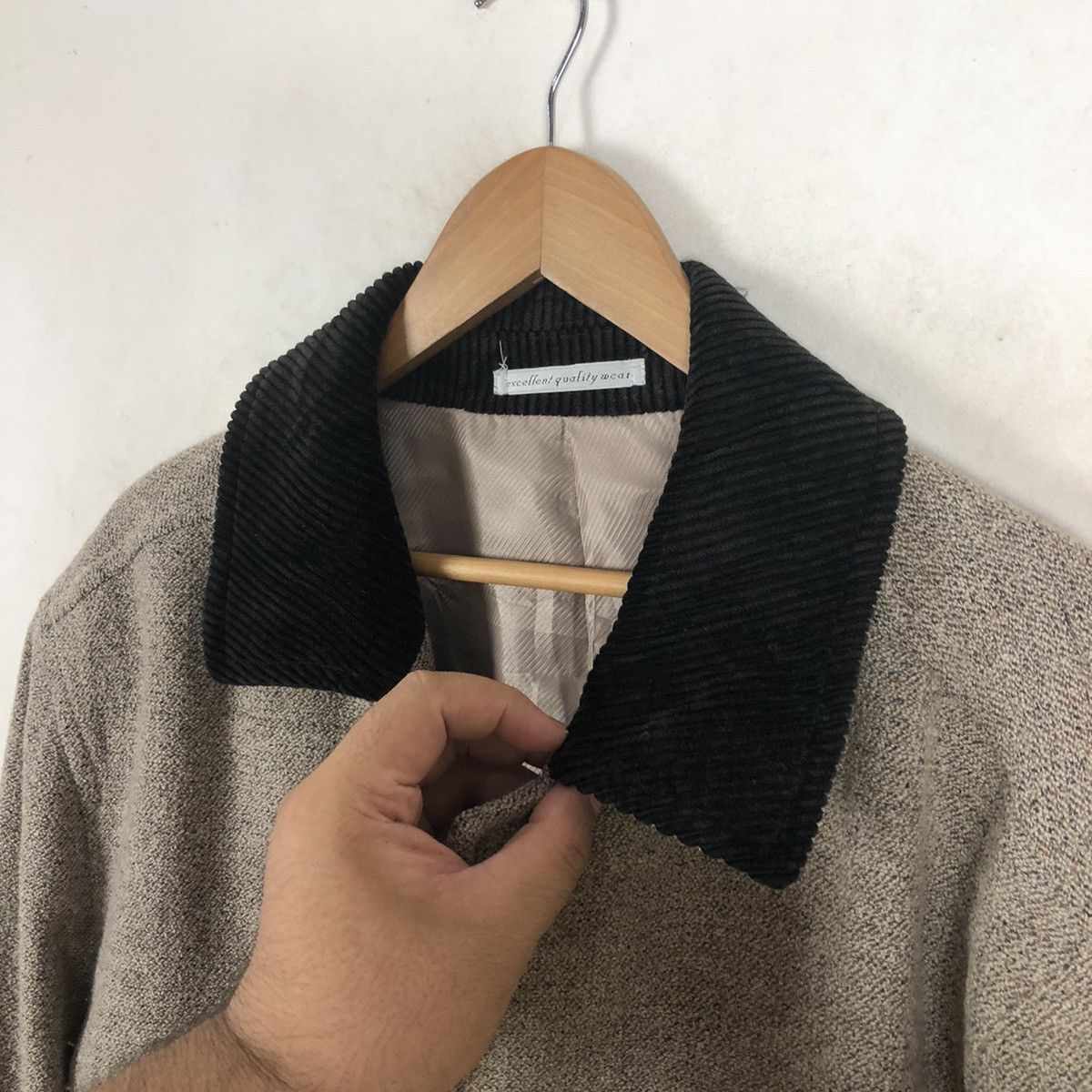 Vintage MONTEVISO ITALY LONG JACKET INSPIRED BY ISSEY MIYAKE JAPAN Size US L / EU 52-54 / 3 - 3 Thumbnail