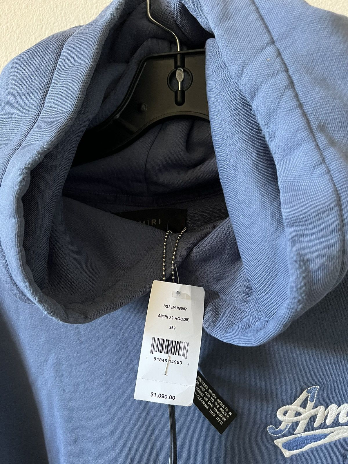 Amiri Amiri Varsity Logo ‘22 Distressed Hoodie Size US L / EU 52-54 / 3 - 5 Thumbnail