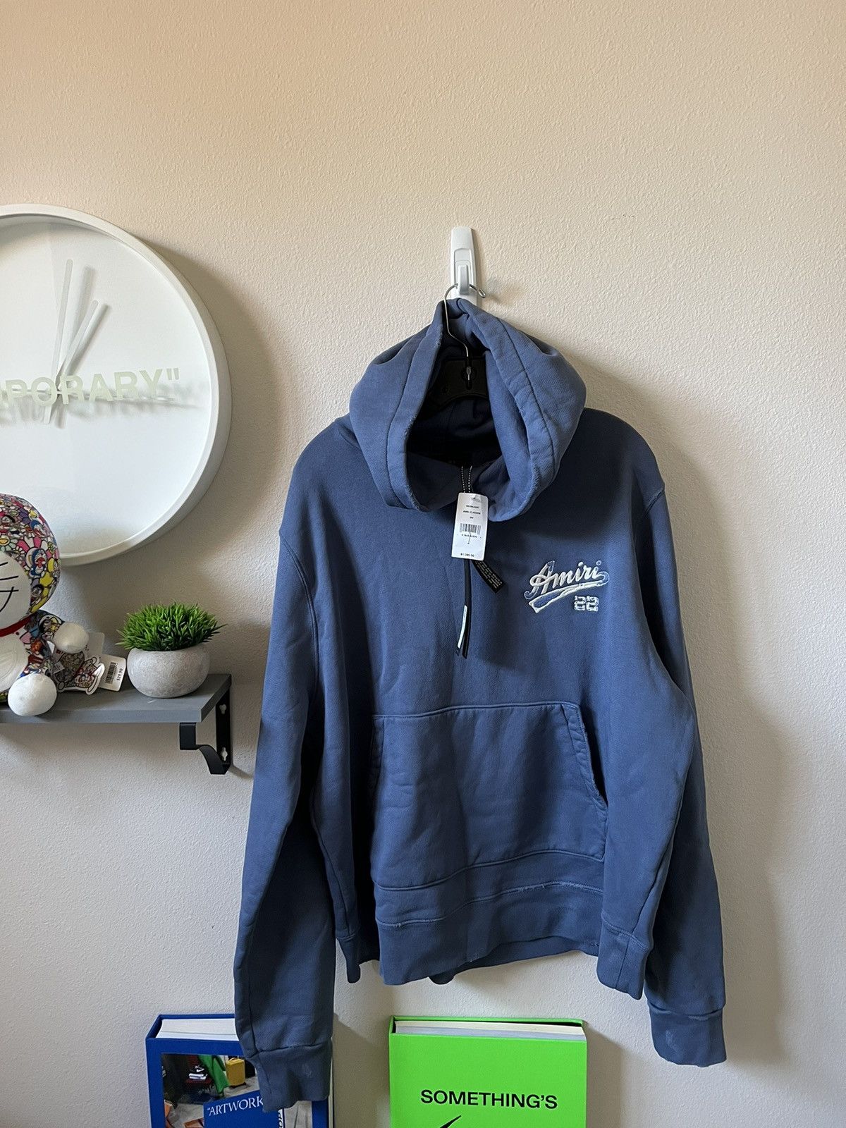 Amiri Amiri Varsity Logo ‘22 Distressed Hoodie Size US L / EU 52-54 / 3 - 1 Thumbnail