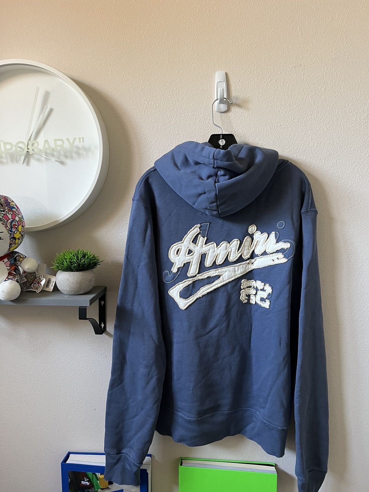 Amiri Amiri Varsity Logo ‘22 Distressed Hoodie Size US L / EU 52-54 / 3 - 2 Thumbnail