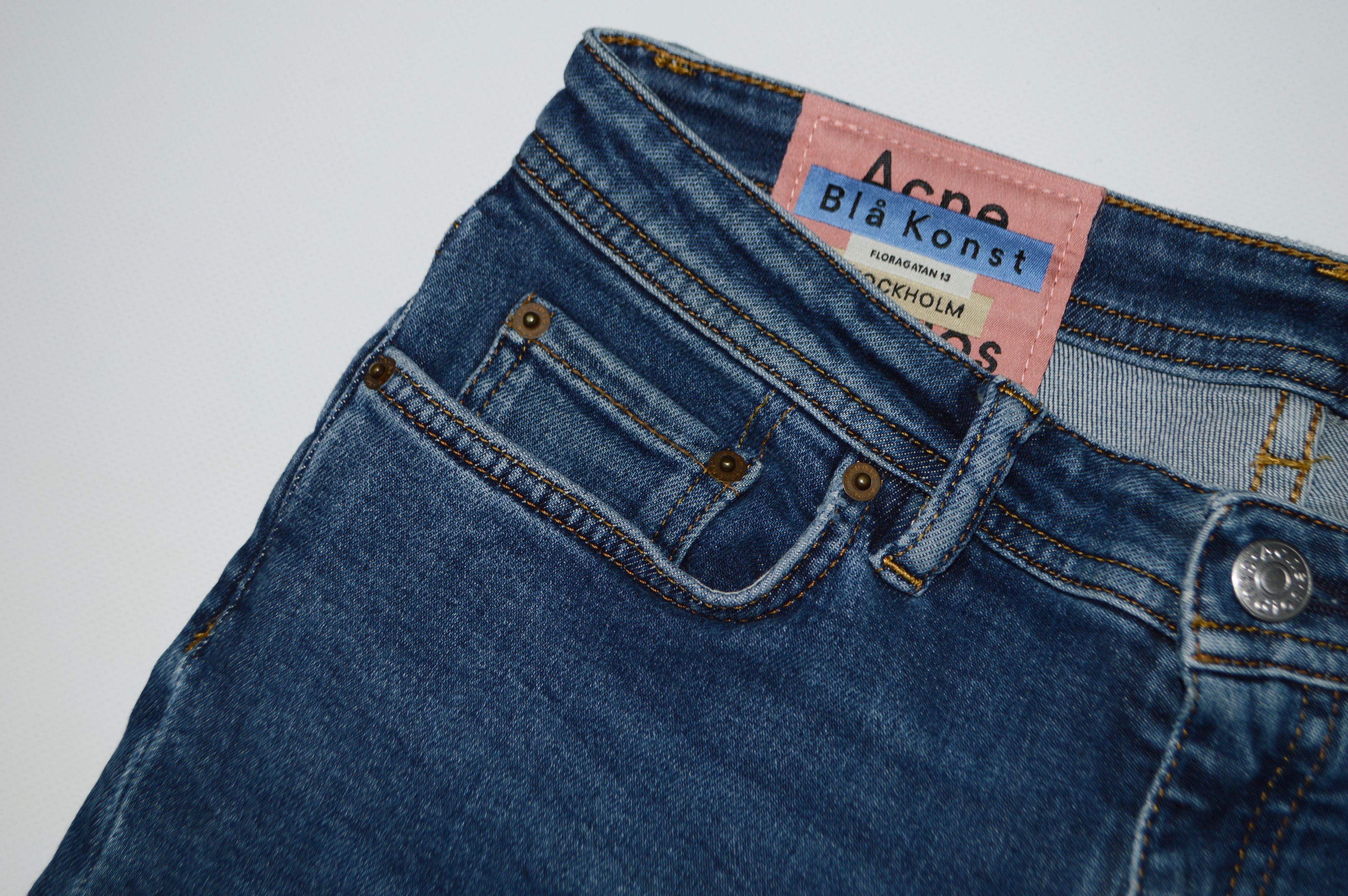 Acne Studios ACNE STUDIOS BLÅ KONST Climb Mid Blue Jeans Size 27" / US 4 / IT 40 - 5 Thumbnail