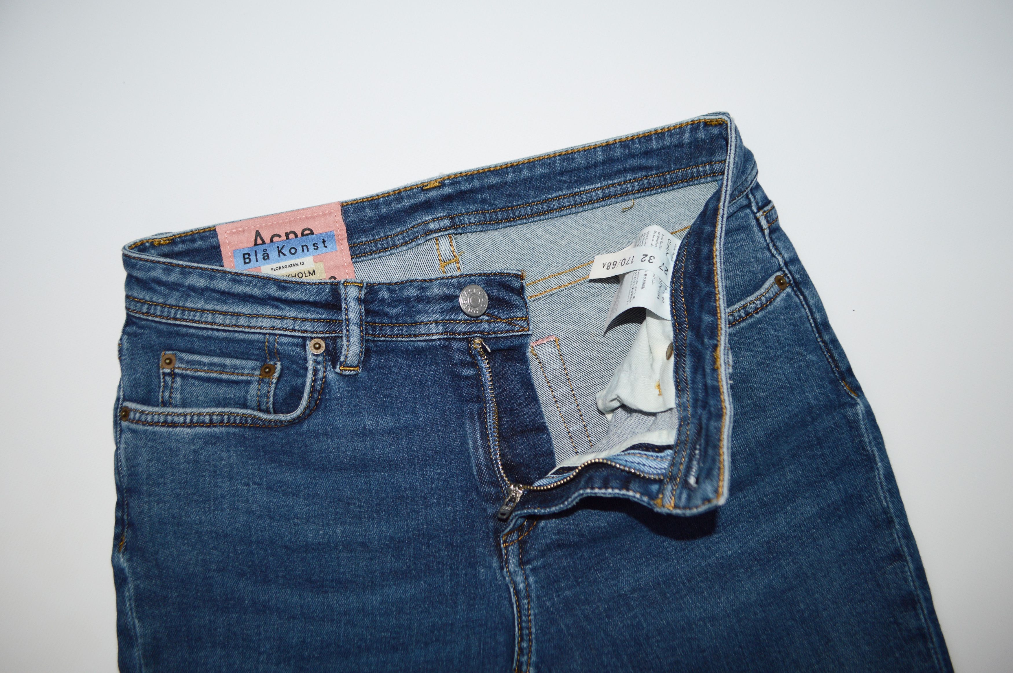Acne Studios ACNE STUDIOS BLÅ KONST Climb Mid Blue Jeans Size 27" / US 4 / IT 40 - 6 Thumbnail