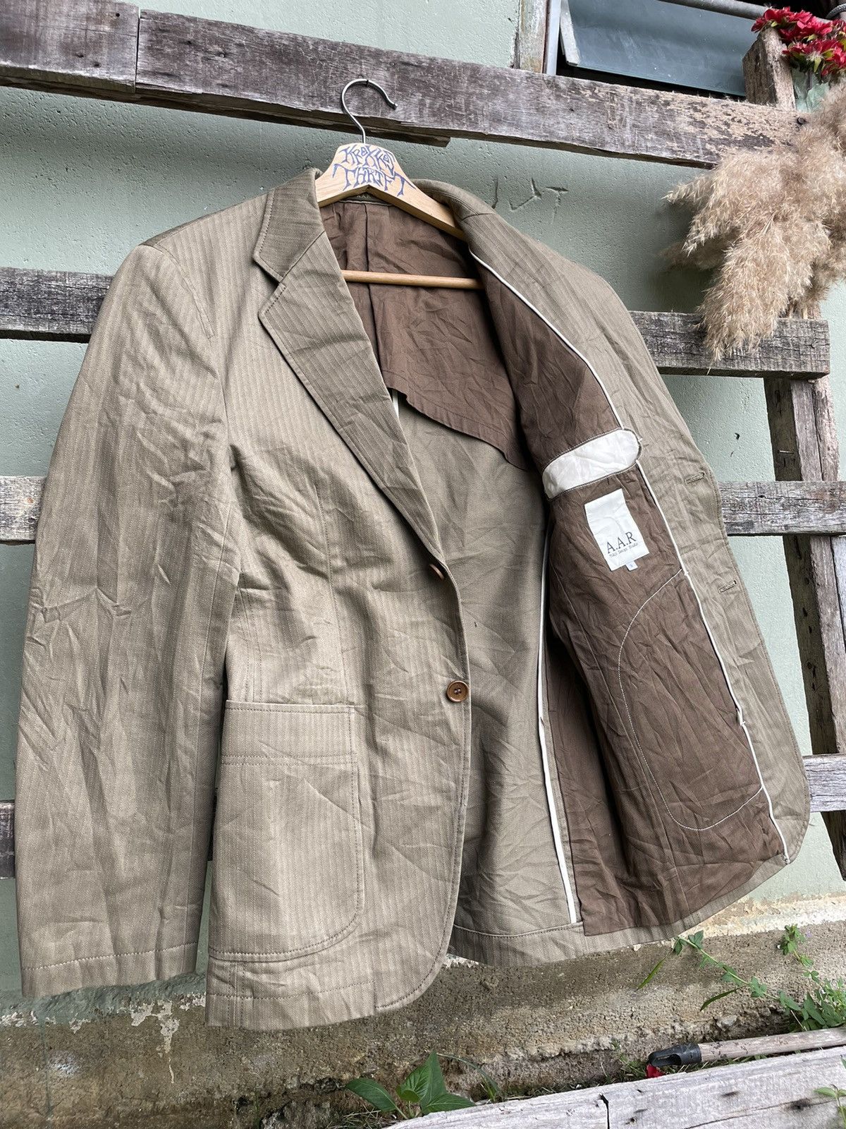 Designer × Japanese Brand × Yohji Yamamoto Vintage AAR Yohji Yamamoto Design Studio Jacket Japan Size US M / EU 48-50 / 2 - 1 Thumbnail