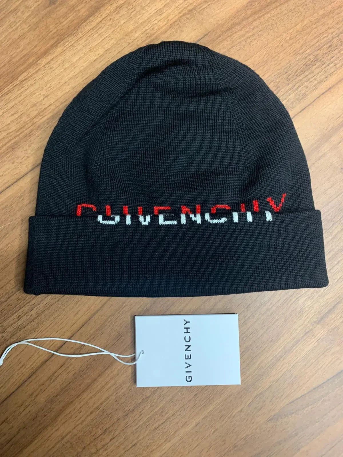 Givenchy Logo Beanie in Black Size ONE SIZE - 1 Preview