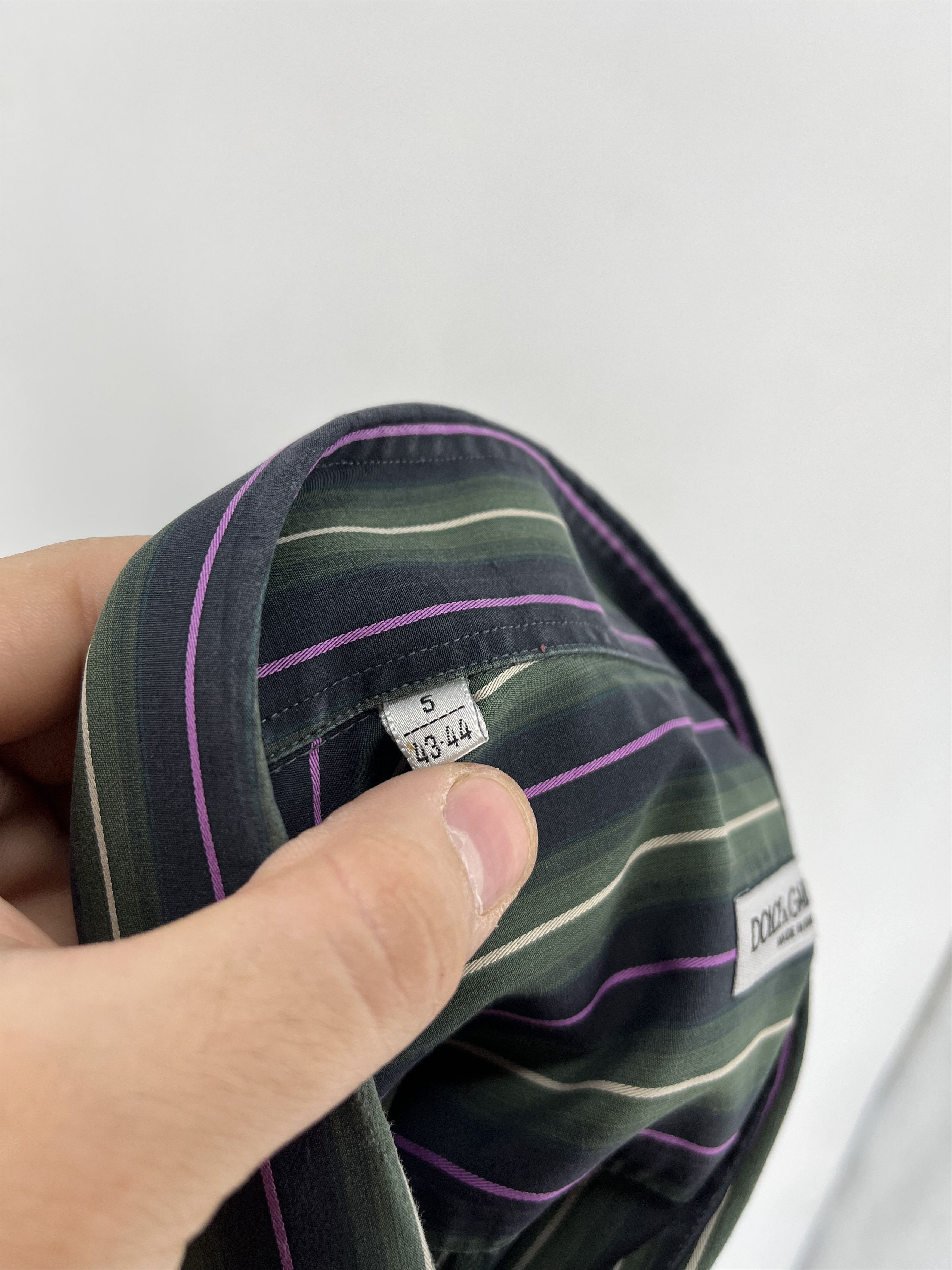 Dolce & Gabbana Dolce & Gabbana D&G Striped Shirt Size L Size US L / EU 52-54 / 3 - 7 Thumbnail