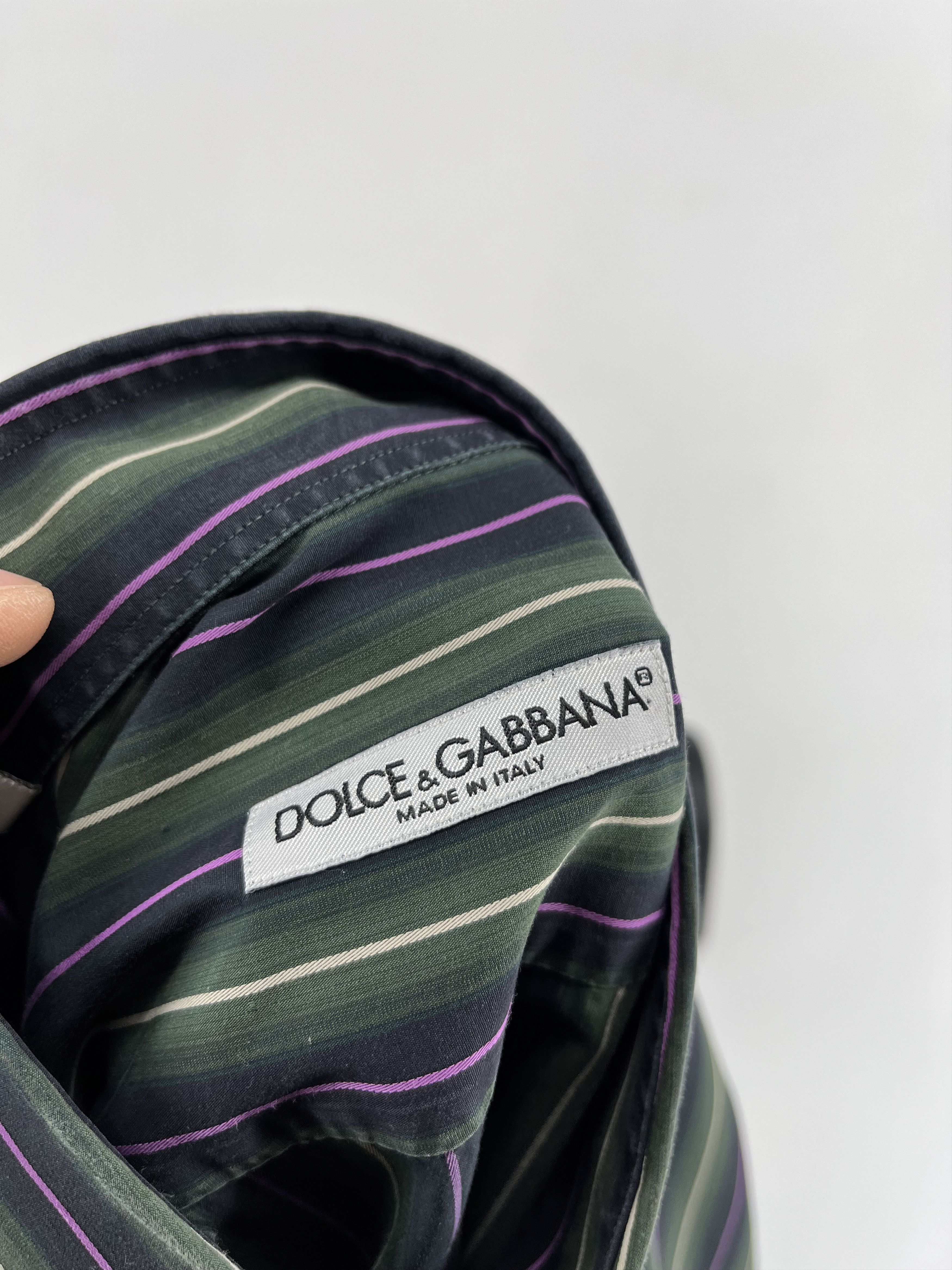 Dolce & Gabbana Dolce & Gabbana D&G Striped Shirt Size L Size US L / EU 52-54 / 3 - 6 Thumbnail