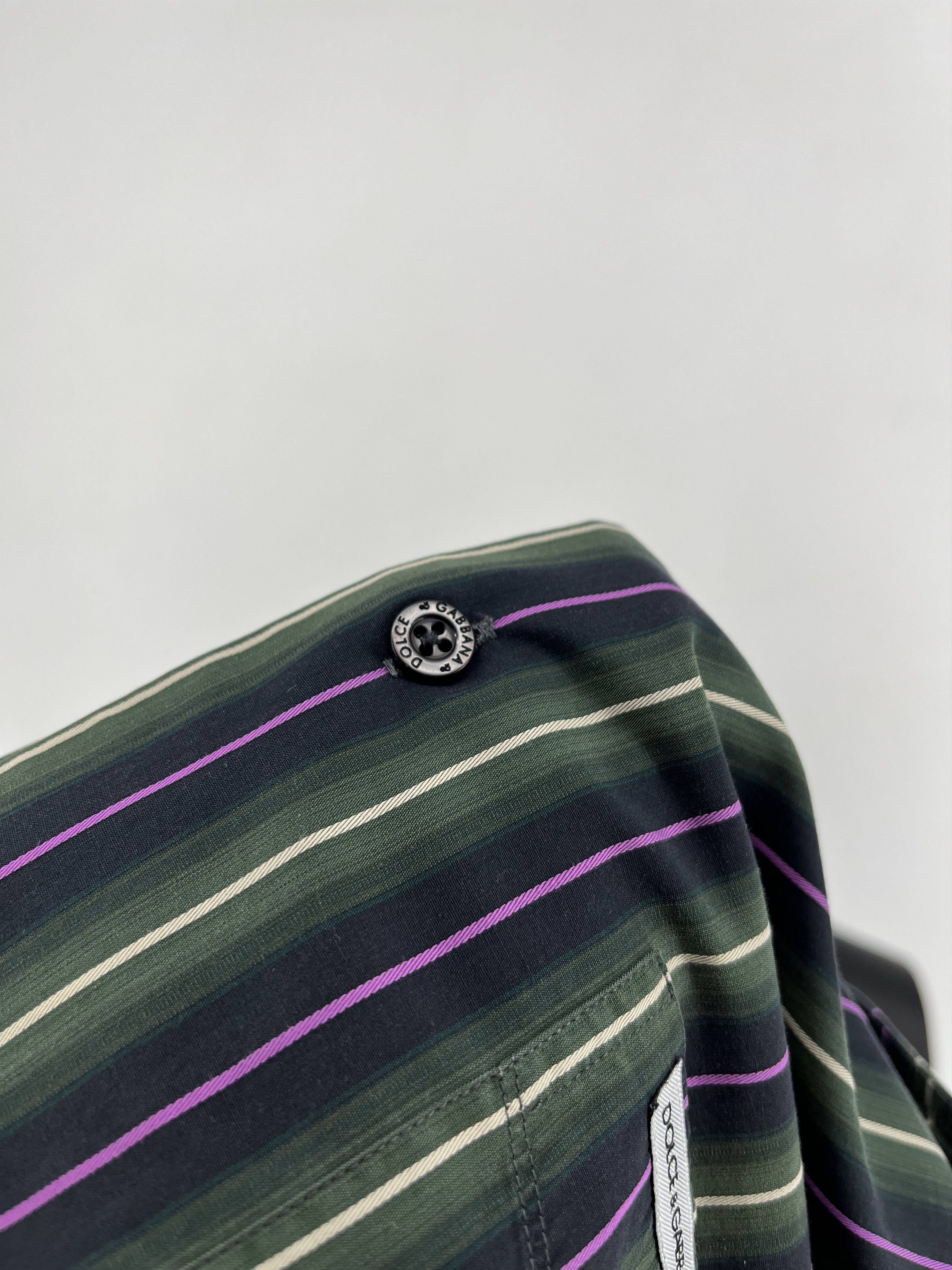 Dolce & Gabbana Dolce & Gabbana D&G Striped Shirt Size L Size US L / EU 52-54 / 3 - 9 Thumbnail