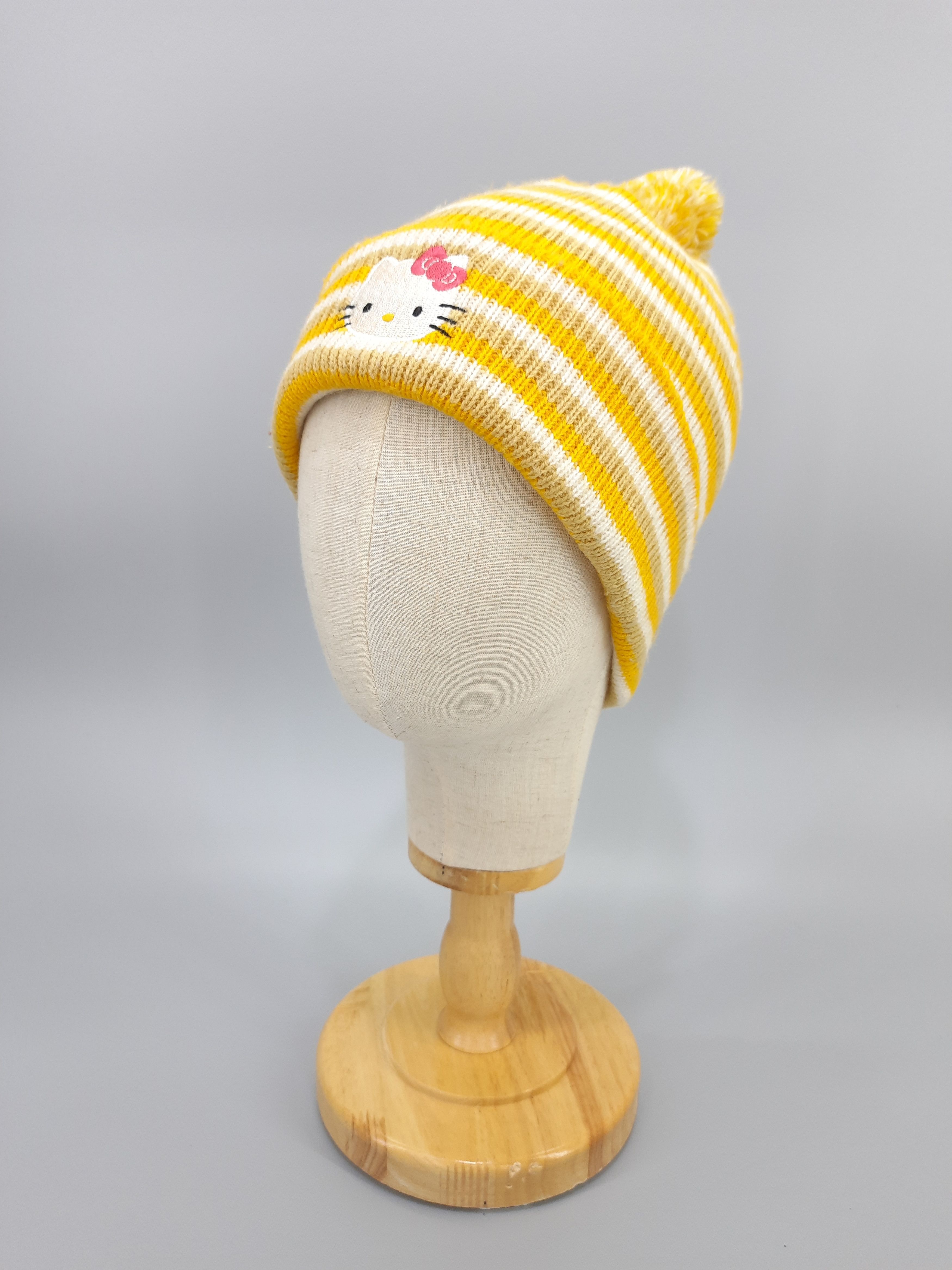 Japanese Brand × Vintage Vintage Hello Kitty Beanie Hat/Cap - BN227 Size ONE SIZE - 4 Thumbnail