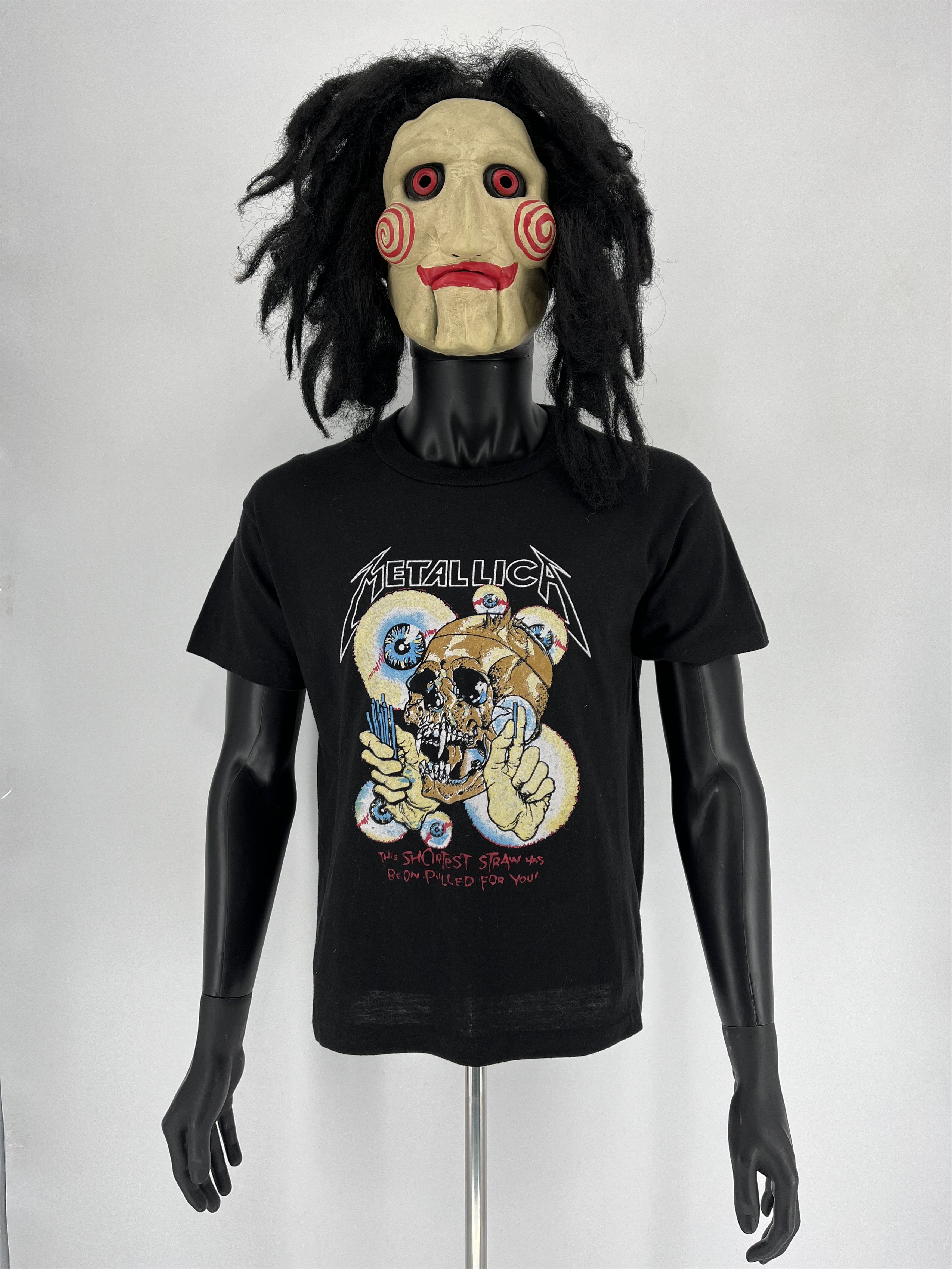 Band Tees Vintage 80s Metallica Pushead Shortest Straw Tee one seam Size US M / EU 48-50 / 2 - 2 Thumbnail