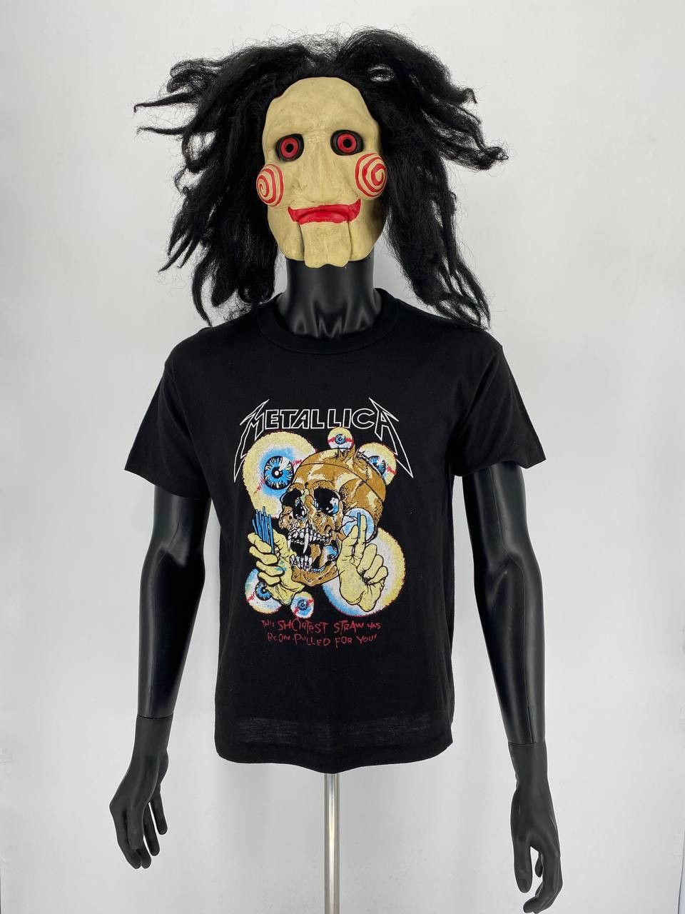 Band Tees Vintage 80s Metallica Pushead Shortest Straw Tee one seam Size US M / EU 48-50 / 2 - 3 Thumbnail
