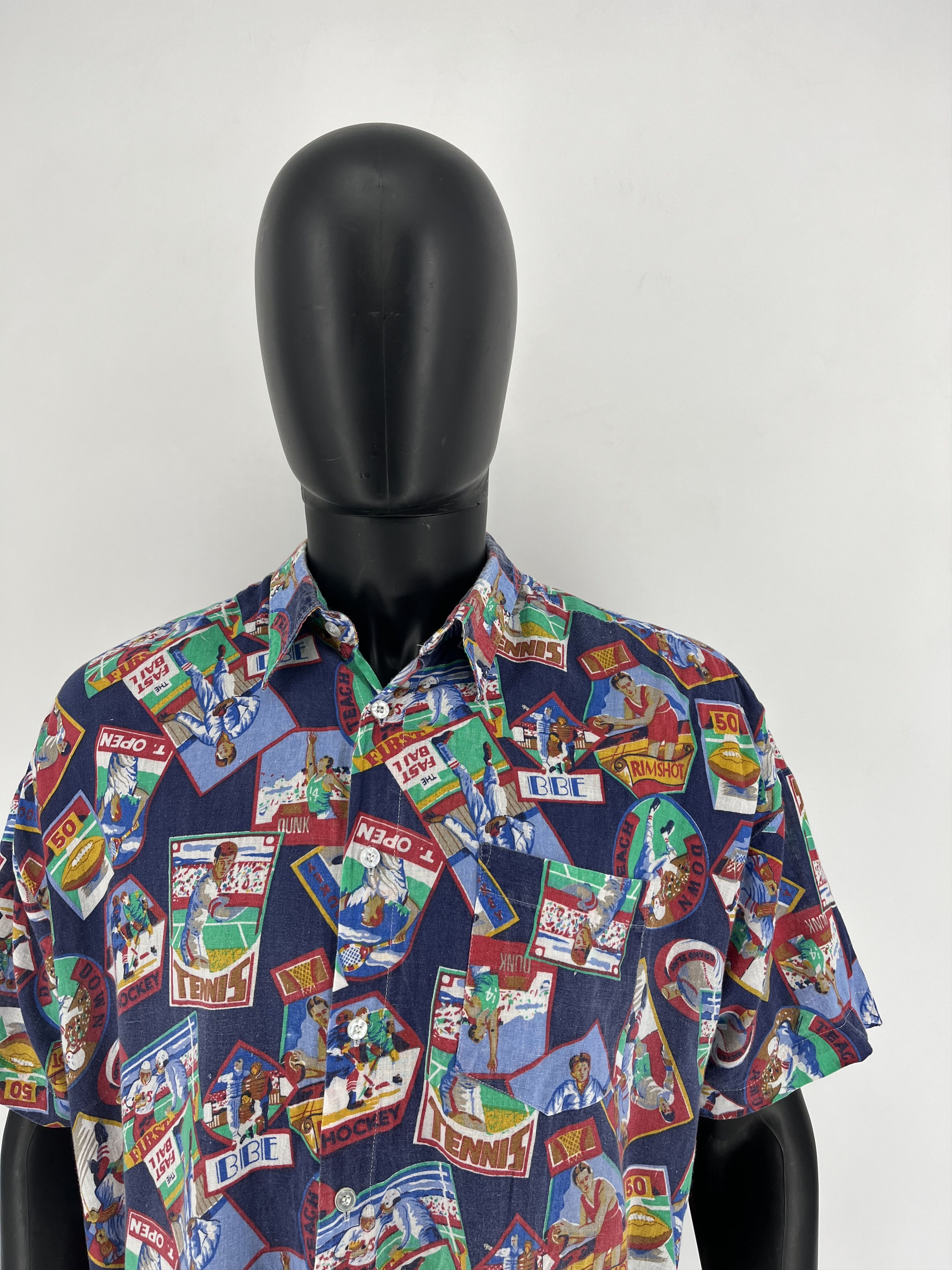 Vintage Vintage Crazy Hawaiian Shirt Beach Surfing Rare Size US XL / EU 56 / 4 - 4 Thumbnail