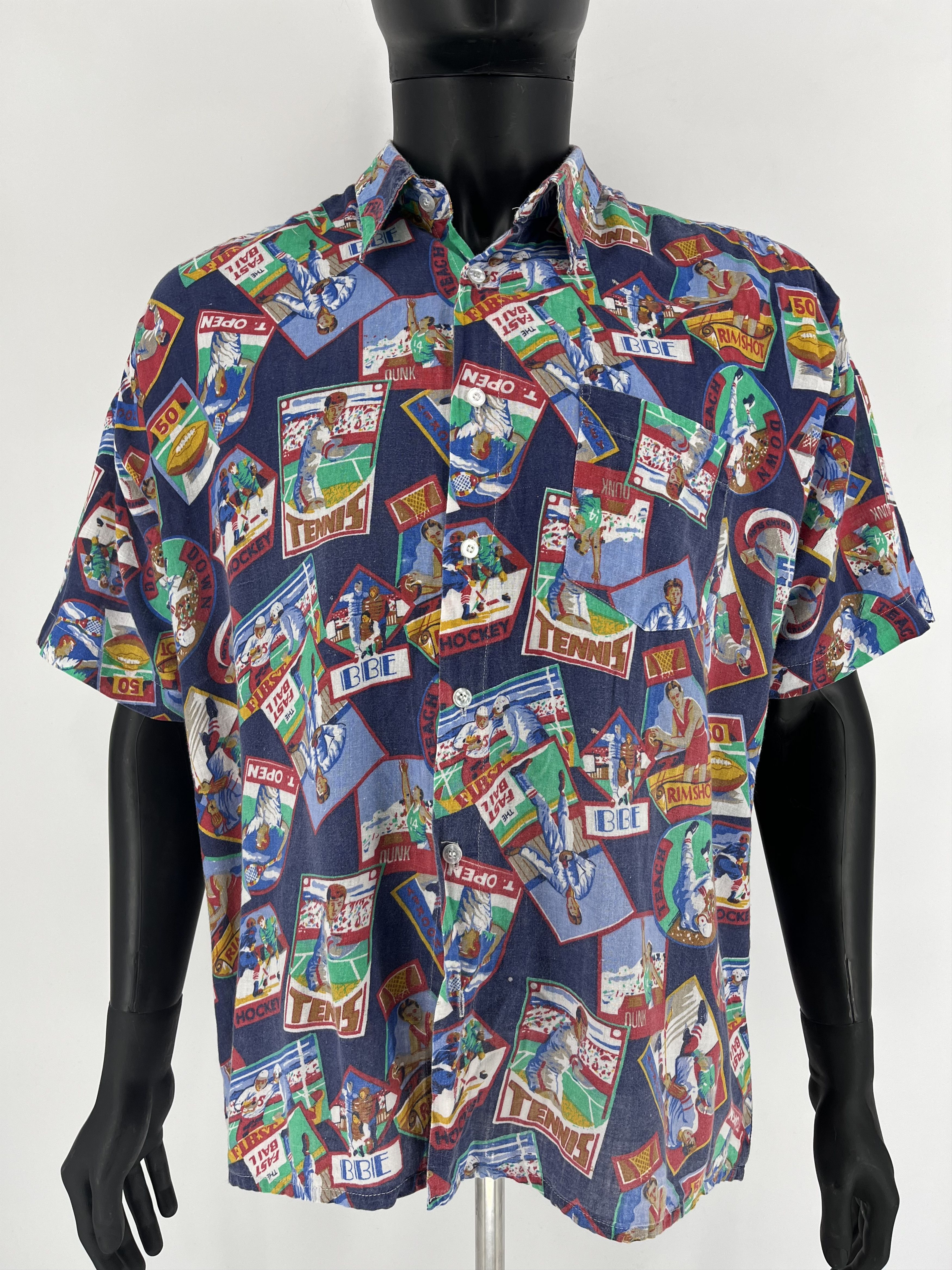 Vintage Vintage Crazy Hawaiian Shirt Beach Surfing Rare Size US XL / EU 56 / 4 - 5 Thumbnail