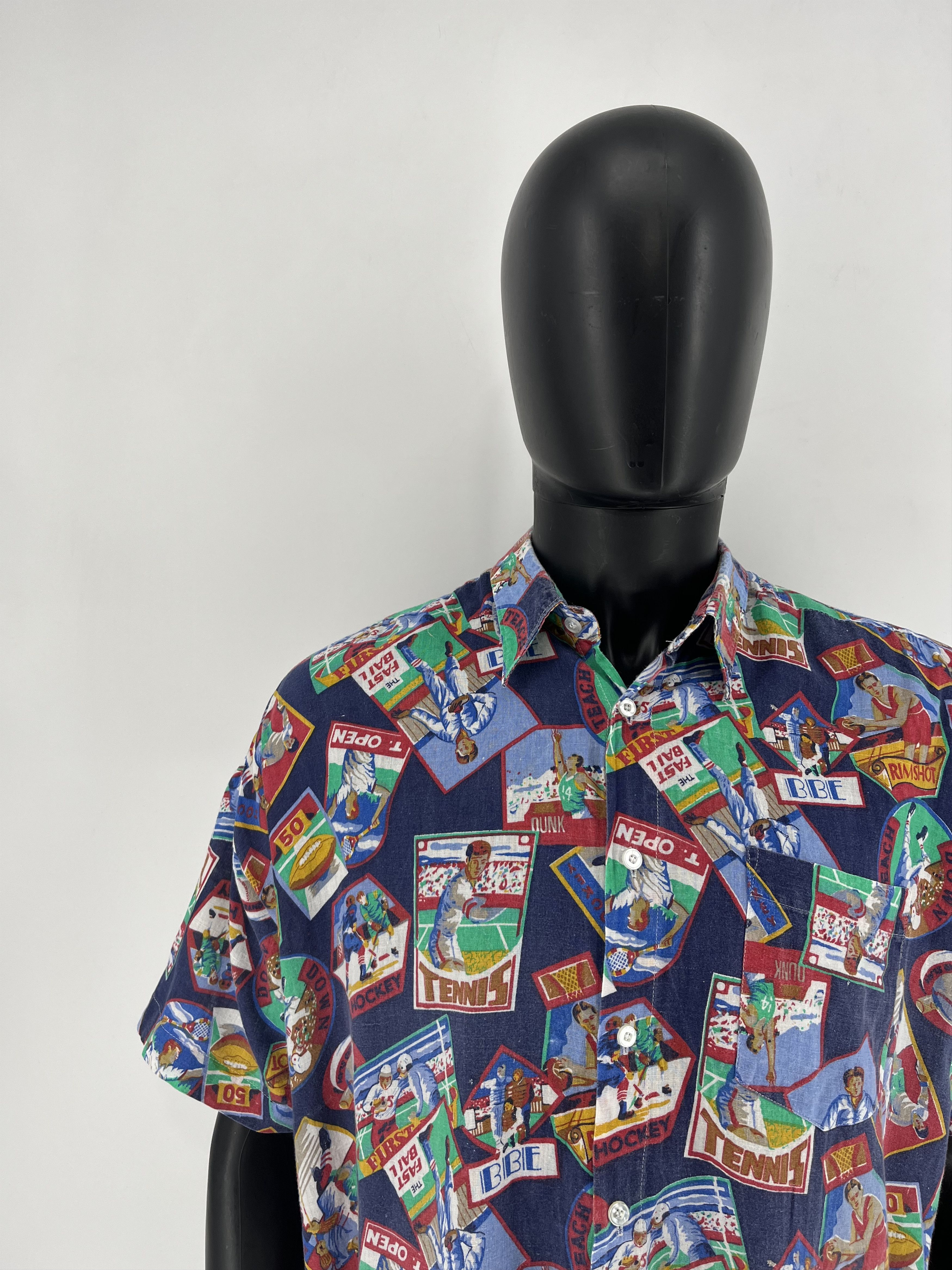 Vintage Vintage Crazy Hawaiian Shirt Beach Surfing Rare Size US XL / EU 56 / 4 - 3 Thumbnail