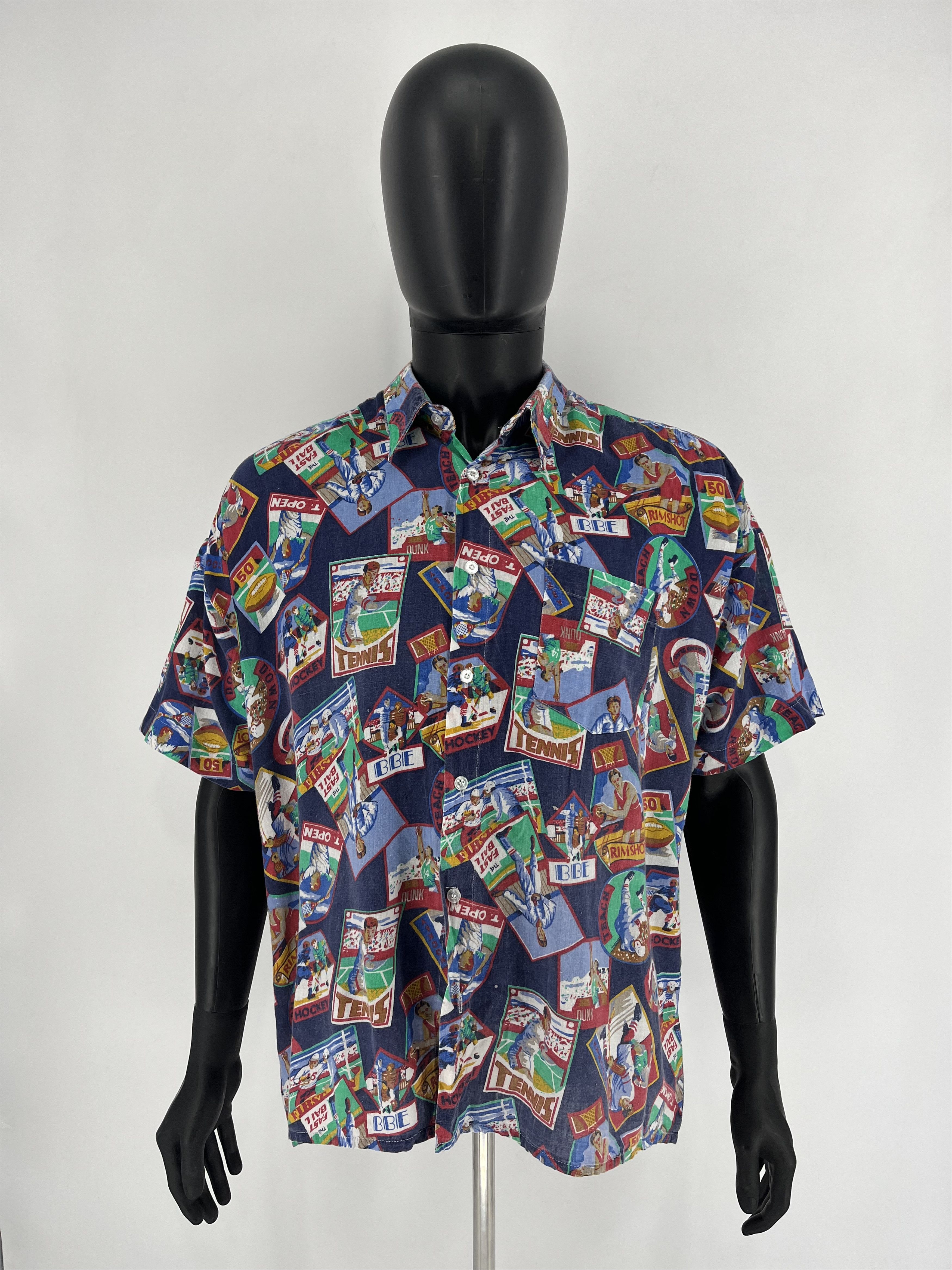 Vintage Vintage Crazy Hawaiian Shirt Beach Surfing Rare Size US XL / EU 56 / 4 - 2 Thumbnail