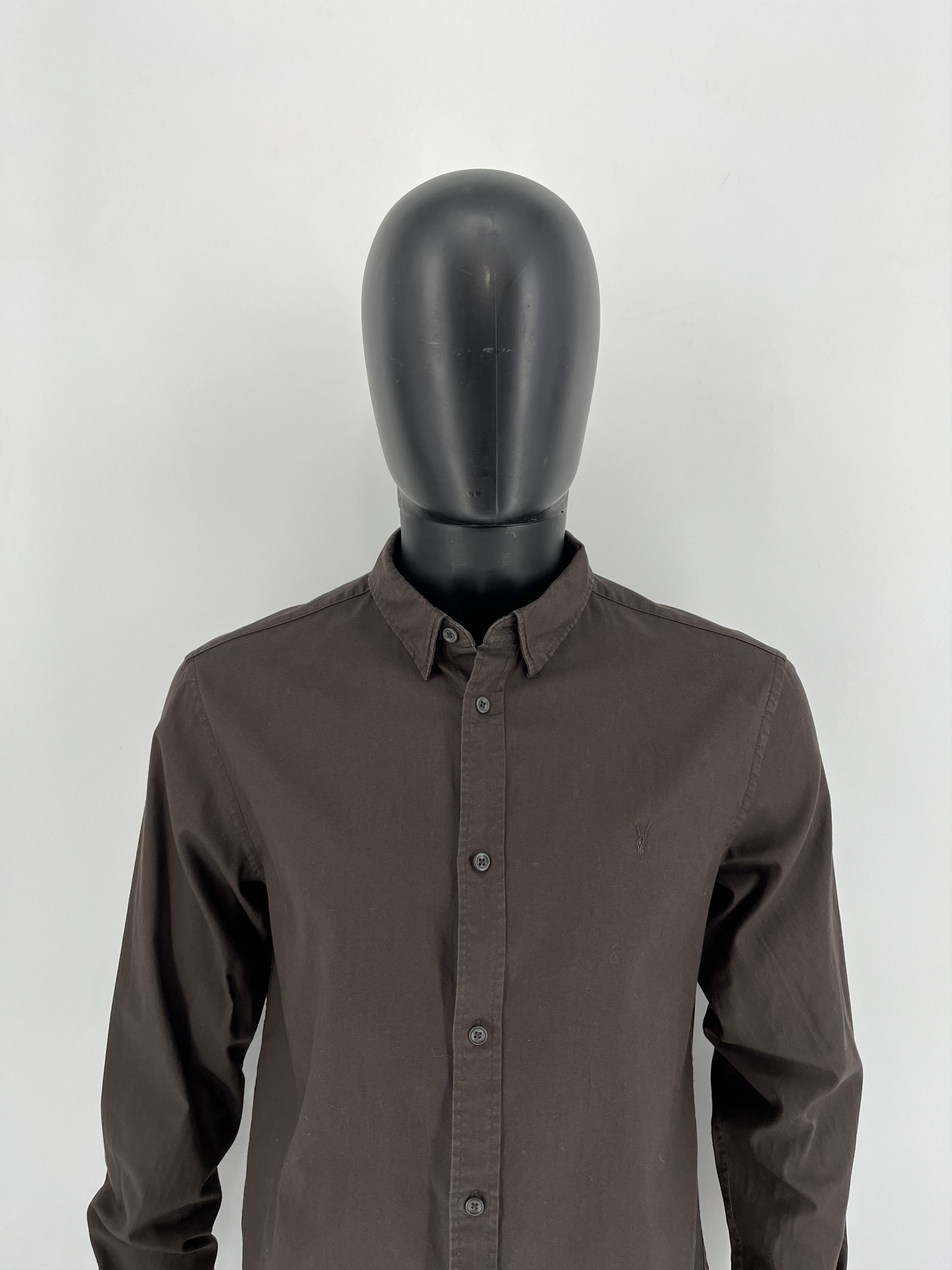 Allsaints Allsaints Long Sleeve Shirt Streetwear Y2k Style Size L Size US L / EU 52-54 / 3 - 1 Thumbnail