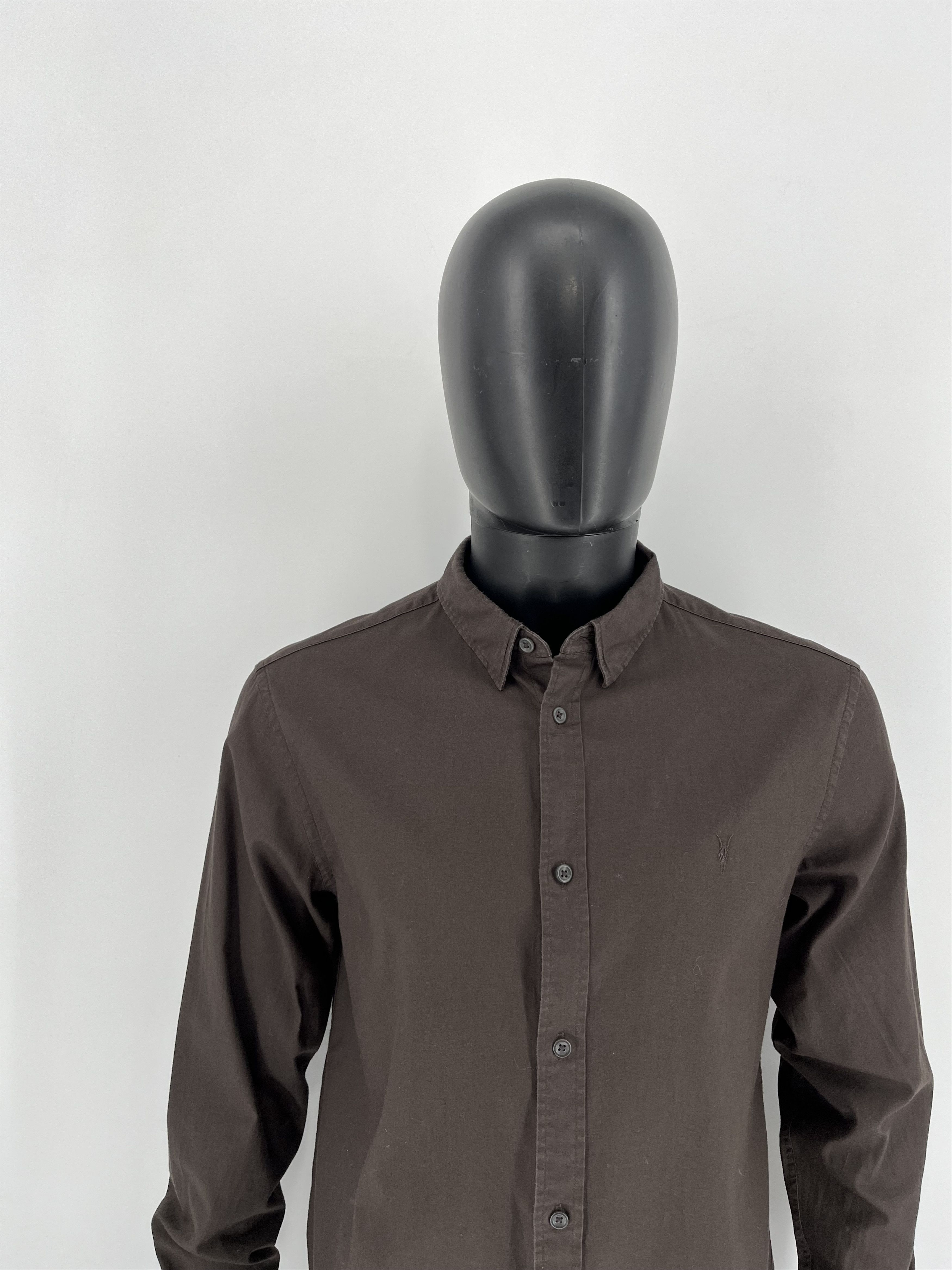 Allsaints Allsaints Long Sleeve Shirt Streetwear Y2k Style Size L Size US L / EU 52-54 / 3 - 3 Thumbnail