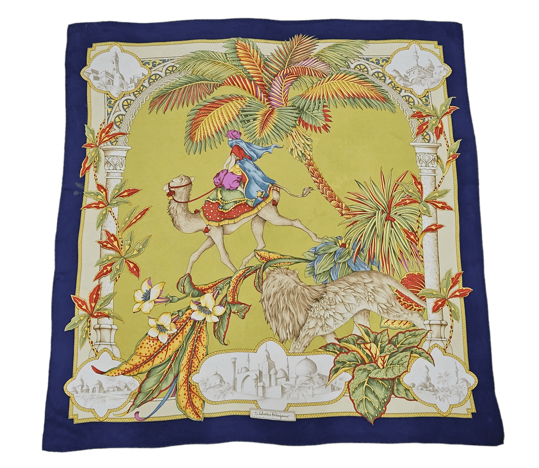 Salvatore Ferragamo Arabian Silk Scarf