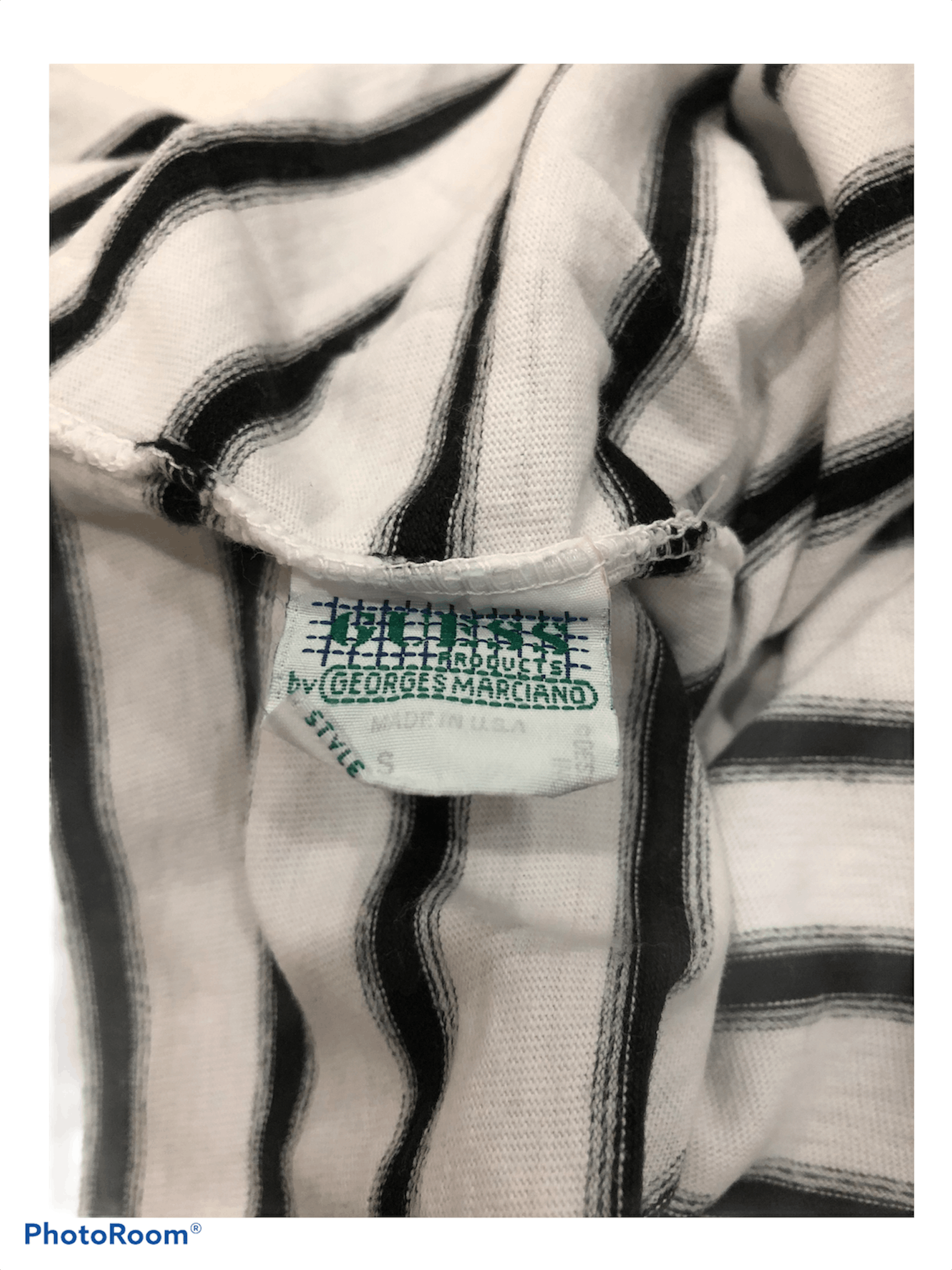 Georges Marciano Vintage Guess Striped Tee Usa Size US S / EU 44-46 / 1 - 4 Thumbnail