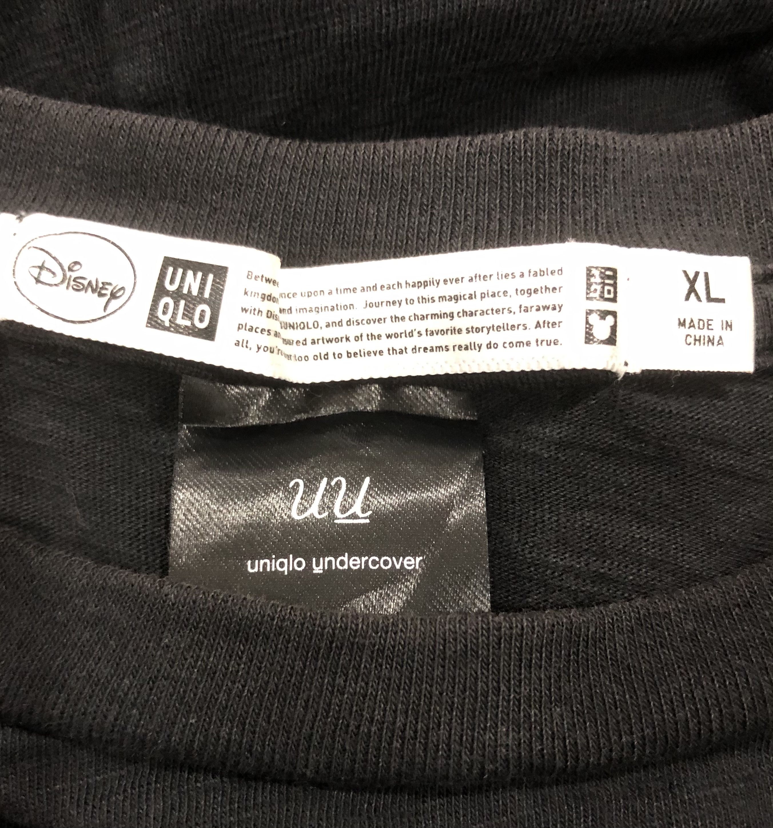 Japanese Brand Japanese Brand Uniqlo Disney Undercover Tshirt Size US XL / EU 56 / 4 - 3 Thumbnail