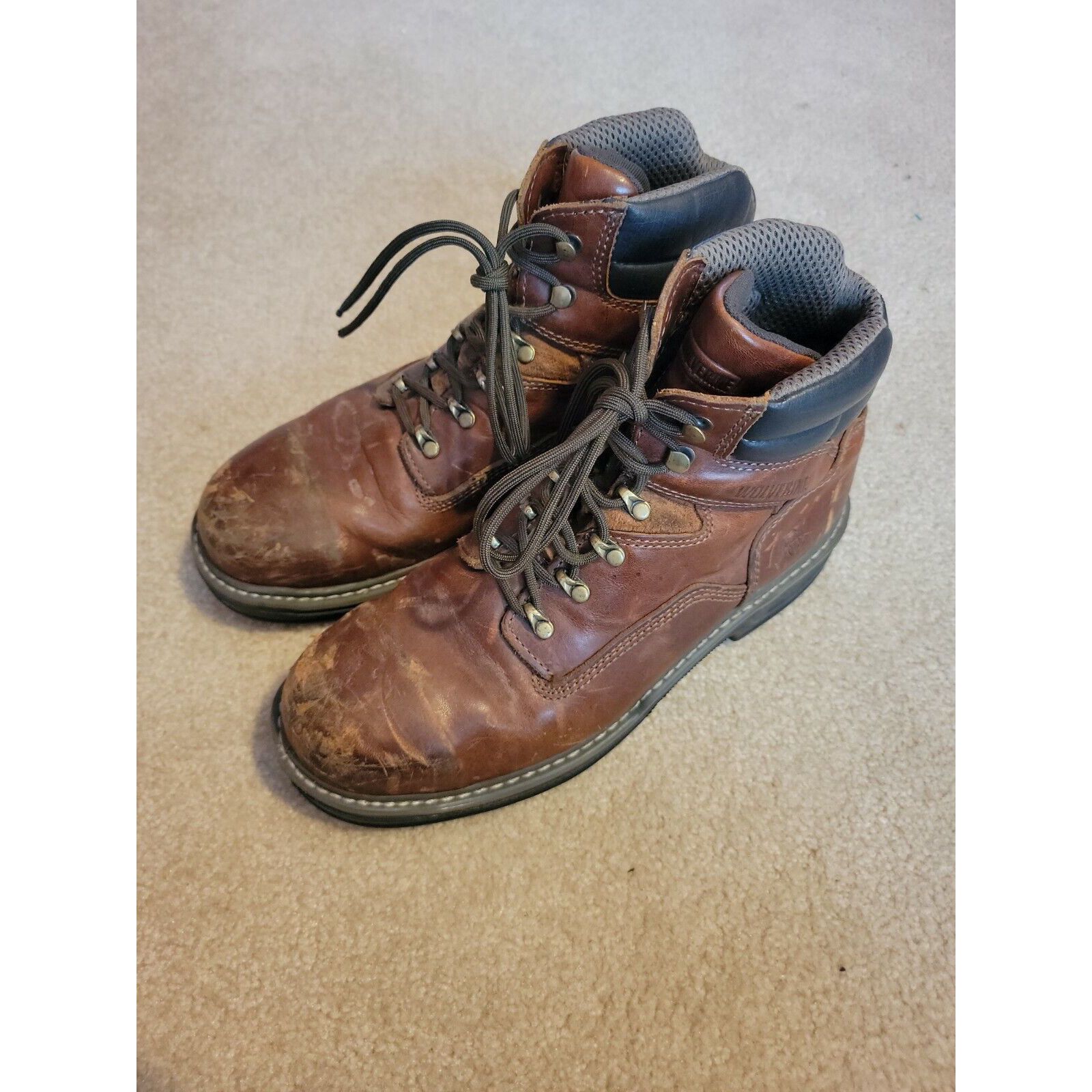 Vintage WOLVERINE MEN S SIZE 11 EW RAIDER STEEL TOE 6
