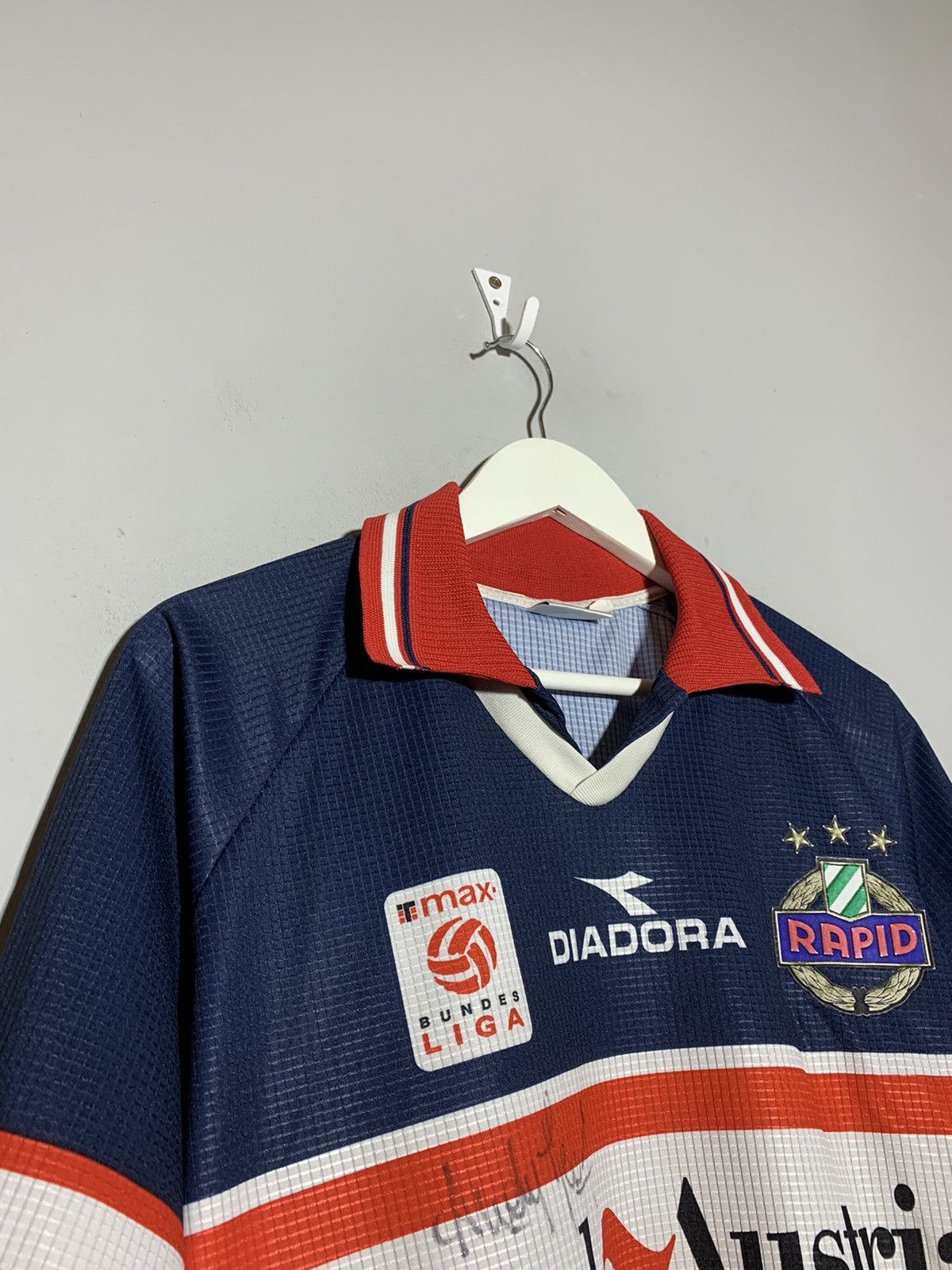 Diadora × Vintage Sk Rapid Wien 1998/99 Vintage Y2k Streetwear Football Shirt Size US XL / EU 56 / 4 - 5 Thumbnail