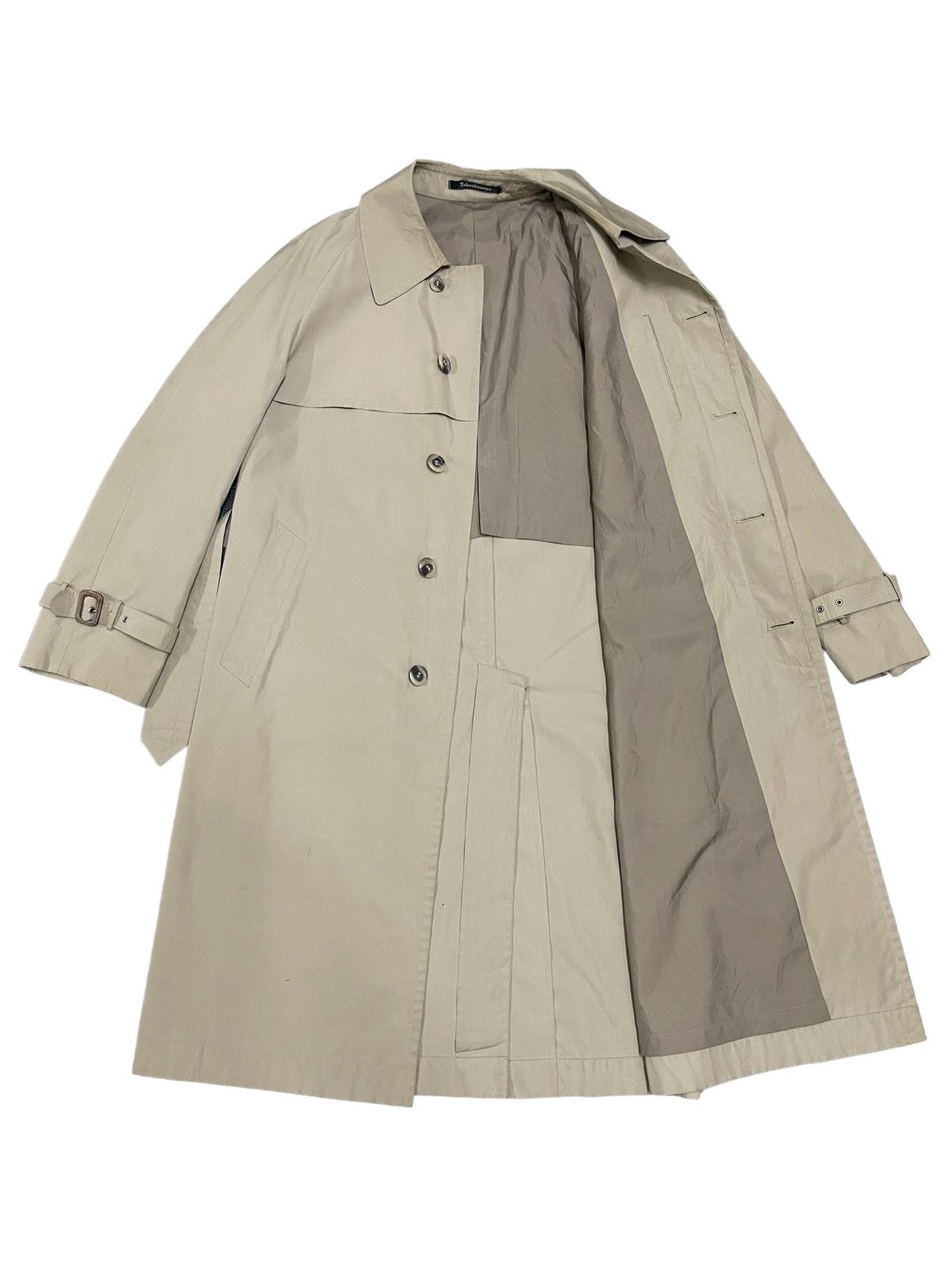 Beauty Beast Vintage Japanese Brand Takashimaya Trench Coat Size US M / EU 48-50 / 2 - 2 Thumbnail