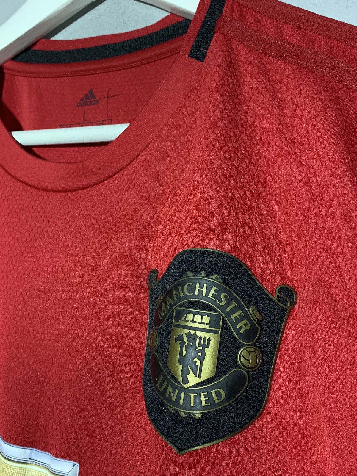 Adidas Manchester United 2019/20 Blokecore Y2k Football Shirt Size US L / EU 52-54 / 3 - 6 Thumbnail