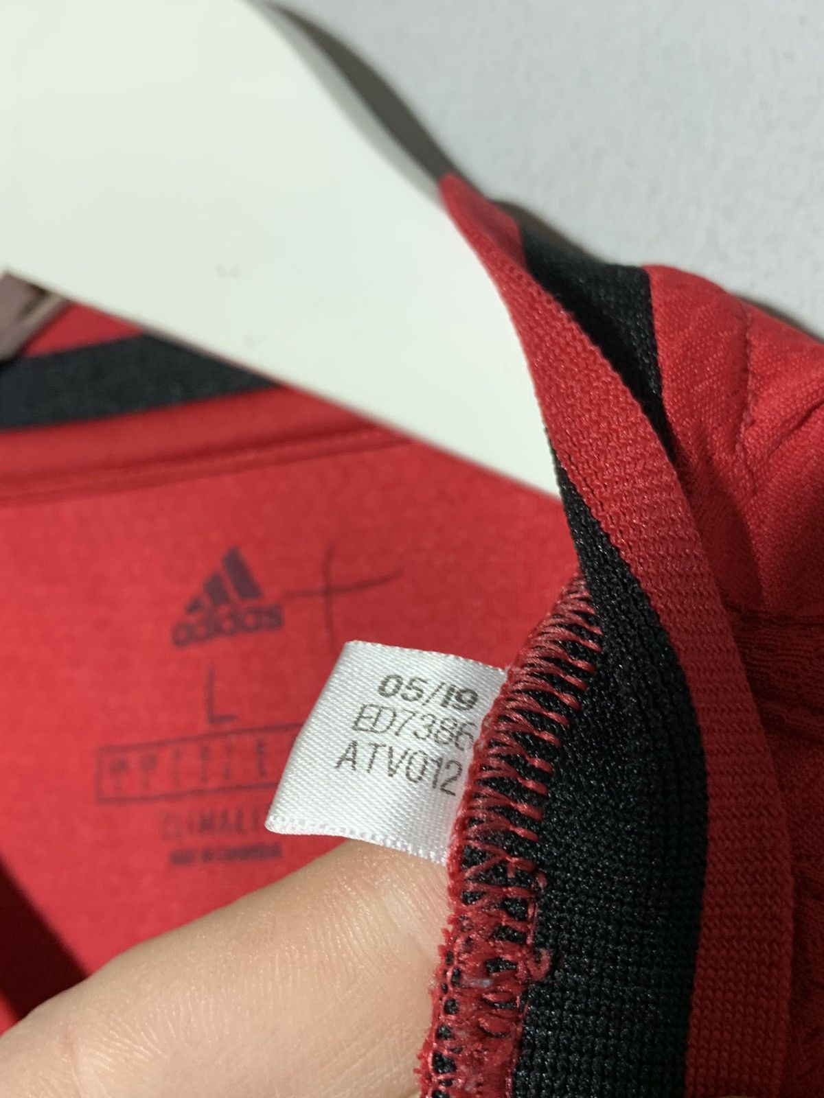 Adidas Manchester United 2019/20 Blokecore Y2k Football Shirt Size US L / EU 52-54 / 3 - 12 Thumbnail