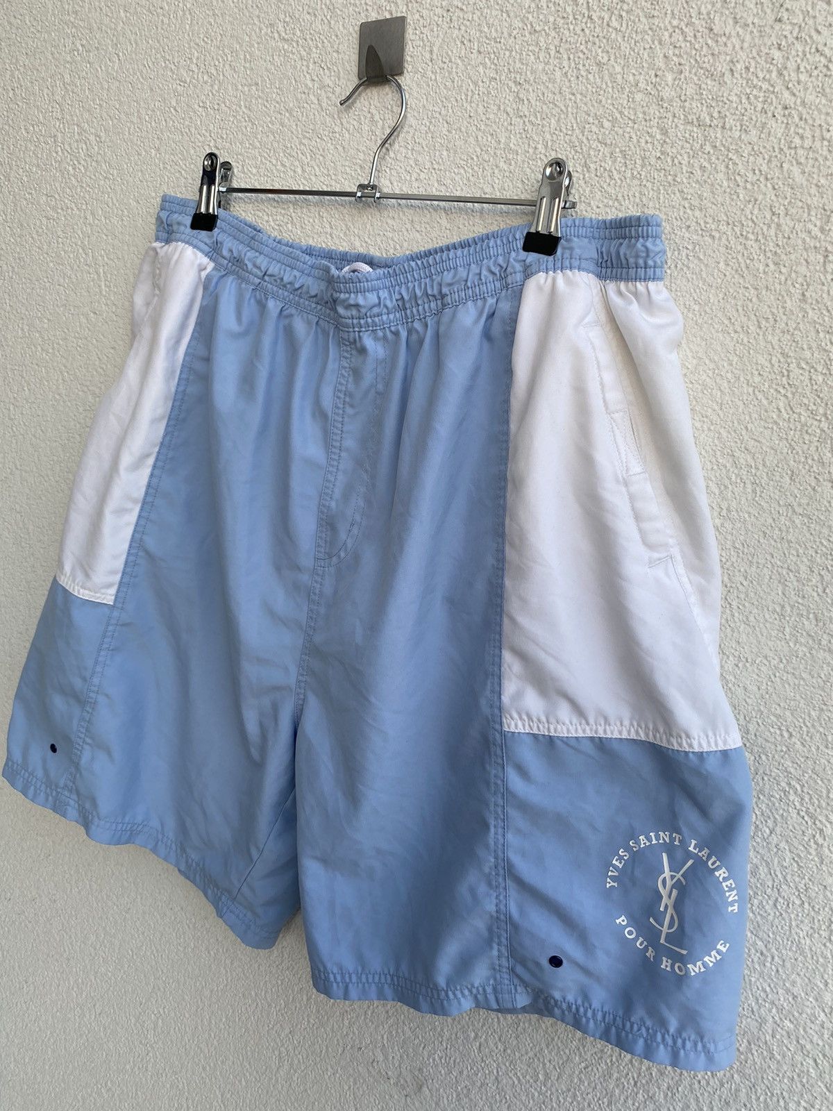 Yves Saint Laurent Blue YSL Shorts L size Size US 35 - 12 Thumbnail