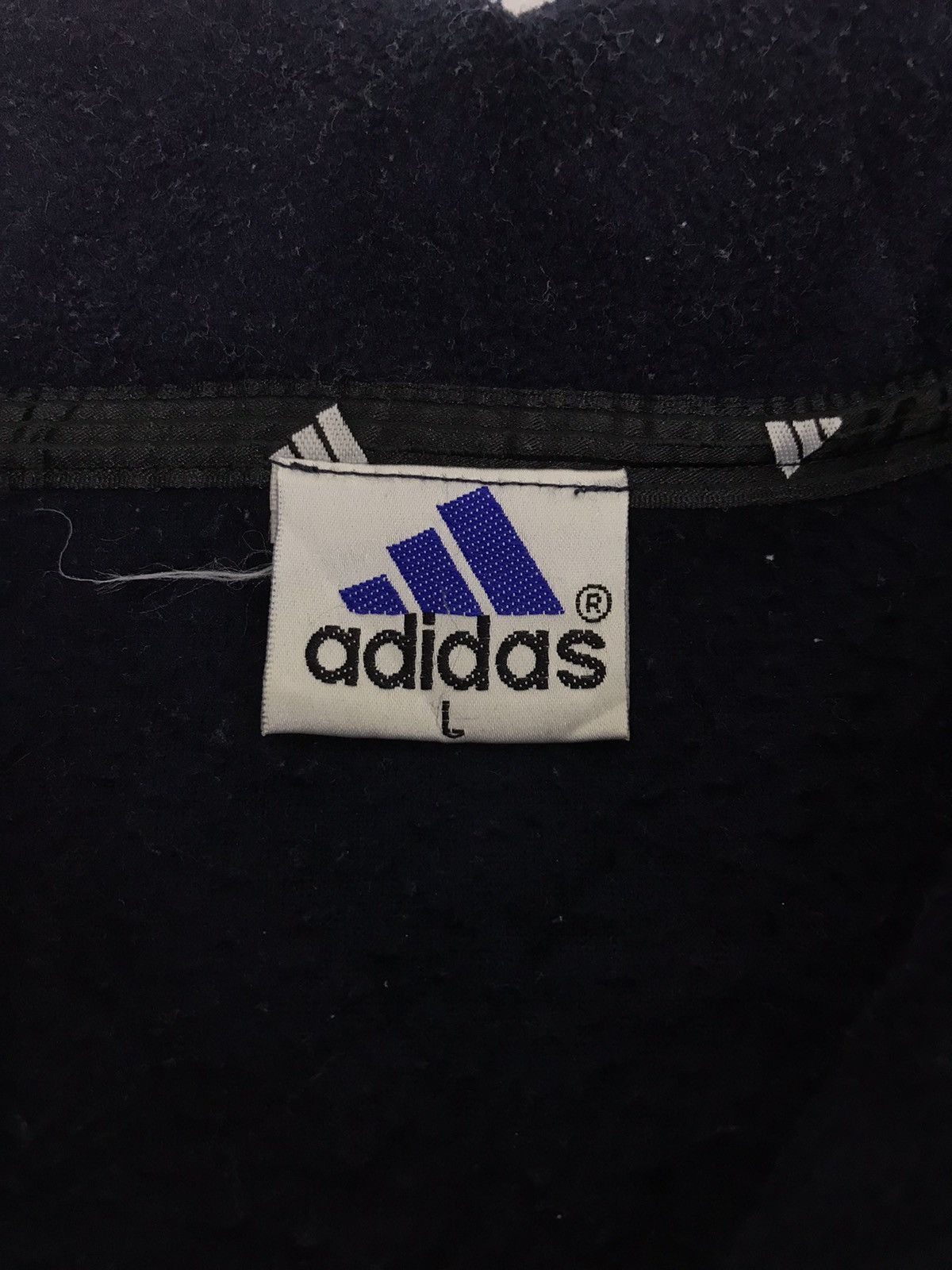 Adidas Vintage Adidas Fleece Big Logo Equipment Sweatshirt Jacket Size US XL / EU 56 / 4 - 4 Thumbnail
