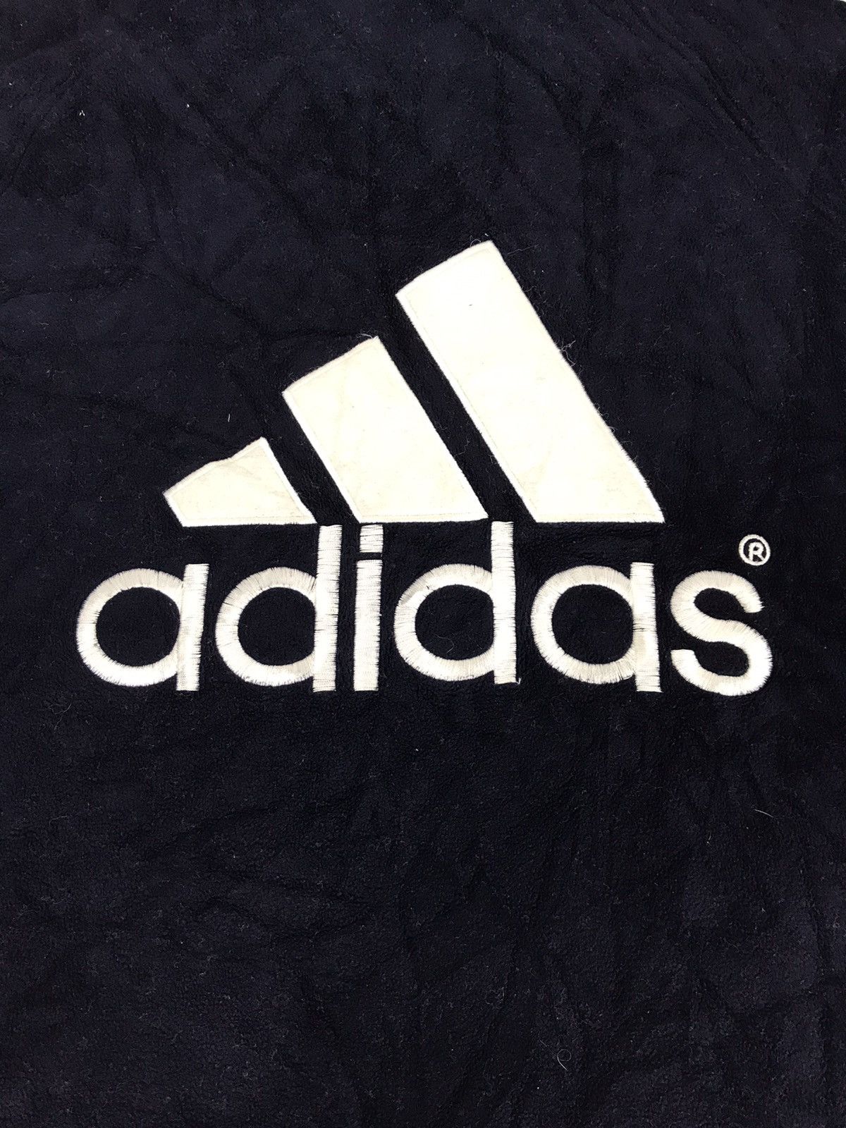 Adidas Vintage Adidas Fleece Big Logo Equipment Sweatshirt Jacket Size US XL / EU 56 / 4 - 3 Thumbnail
