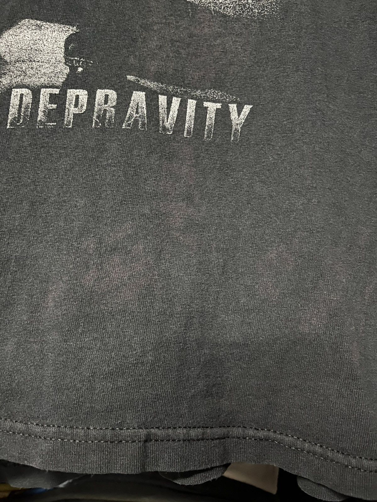 Band Tees Vintage Dying Fetus Descend Into Depravity Metal Faded Tee Size US XXL / EU 58 / 5 - 15 Thumbnail