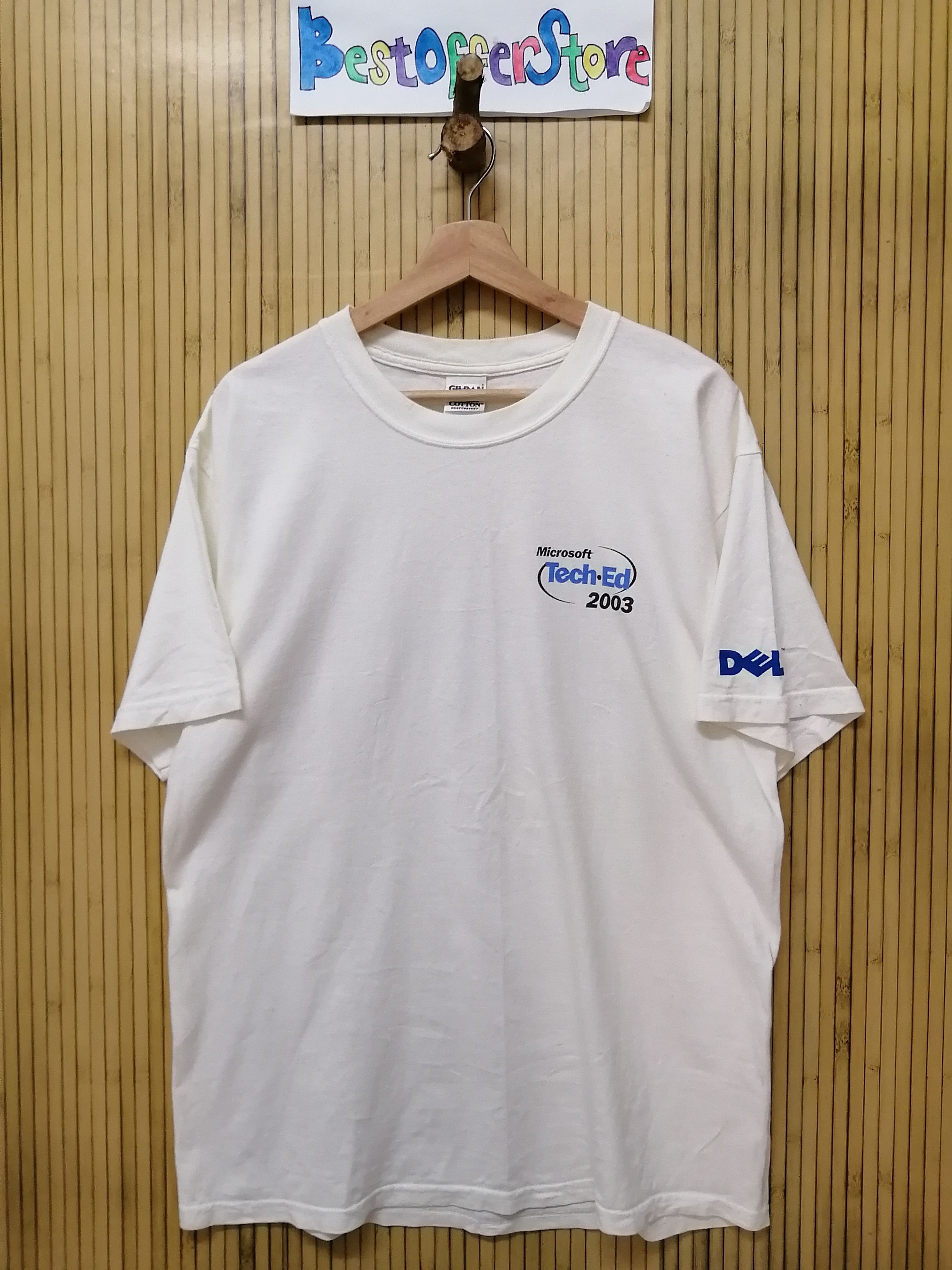 Vintage Vintage Microsoft Tech.Ed DELL 2003 Tshirt - Size L Size US L / EU 52-54 / 3 - 2 Thumbnail