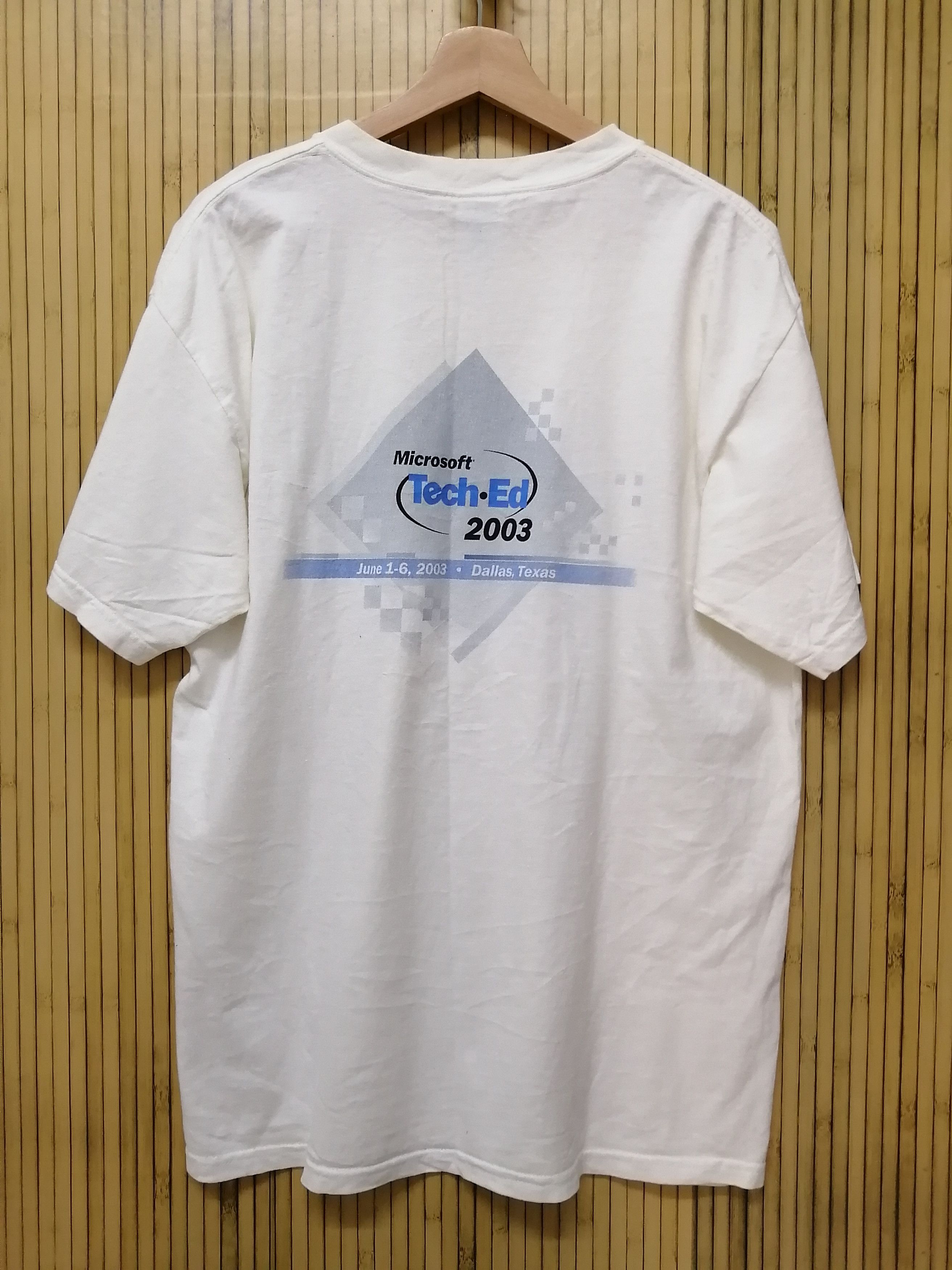 Vintage Vintage Microsoft Tech.Ed DELL 2003 Tshirt - Size L Size US L / EU 52-54 / 3 - 6 Thumbnail