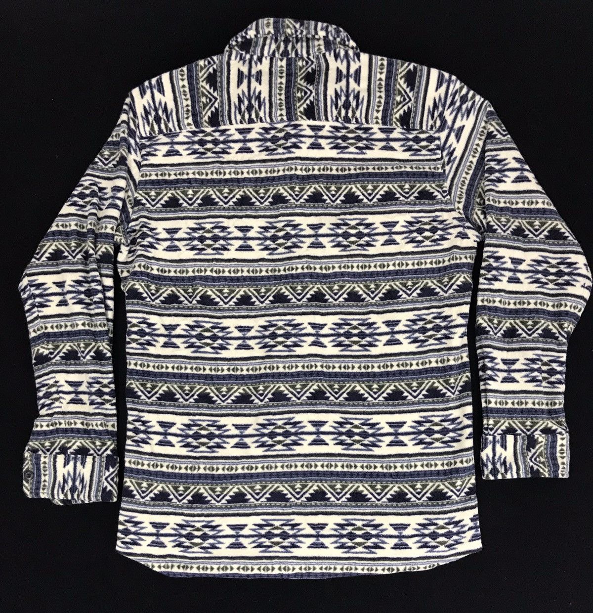 Japanese Brand Uniqlo Wool Fleece Sweatshirt Jacket Ethic Aztec Striped Size US S / EU 44-46 / 1 - 2 Thumbnail