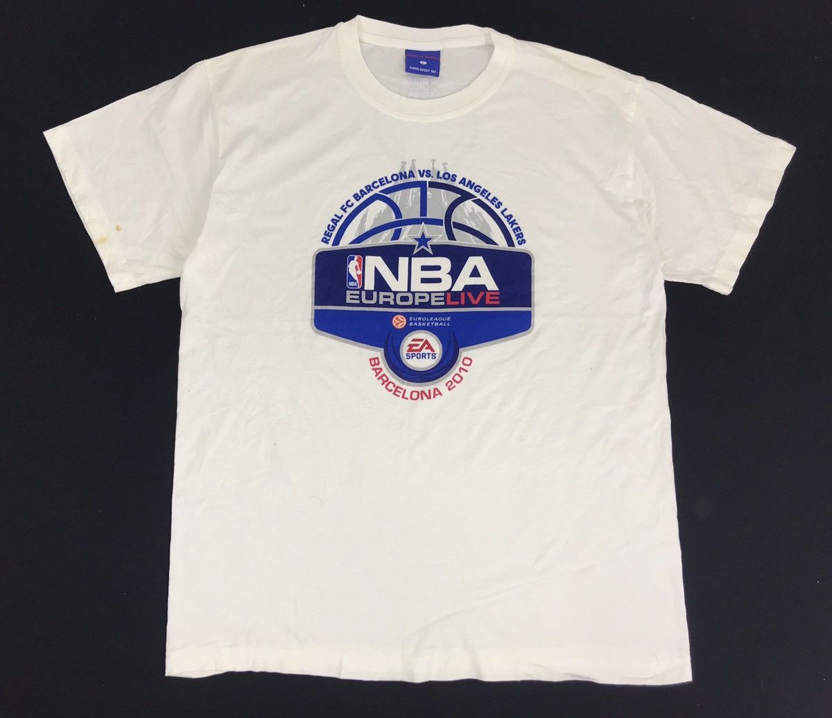 NBA Ea Sport Games NBA Lakers Europe Live Barcelona T-shirt Tee Size US L / EU 52-54 / 3 - 1 Thumbnail
