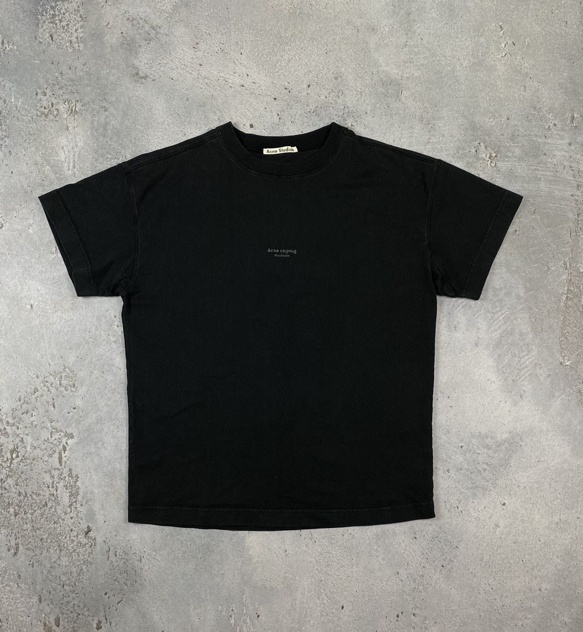 Acne Studios Acne Studios Stockholm t shirt black | Grailed