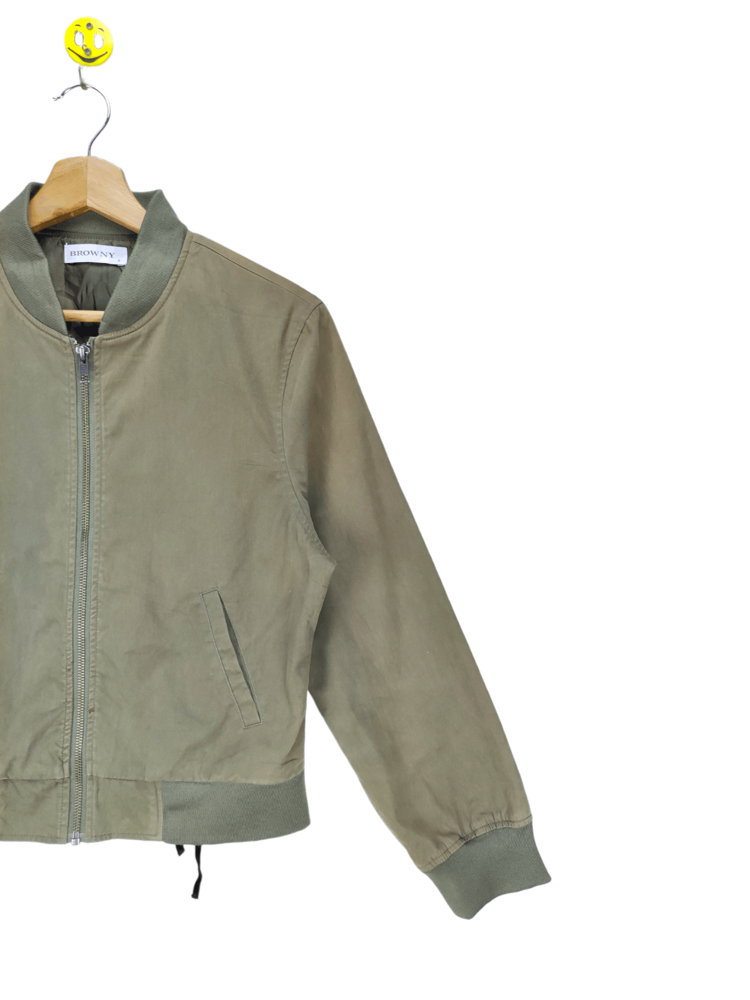 Japanese Brand Steals🔥Cropped Jacket Zip Up Shoelace Style by Browny Size S / US 4 / IT 40 - 5 Thumbnail