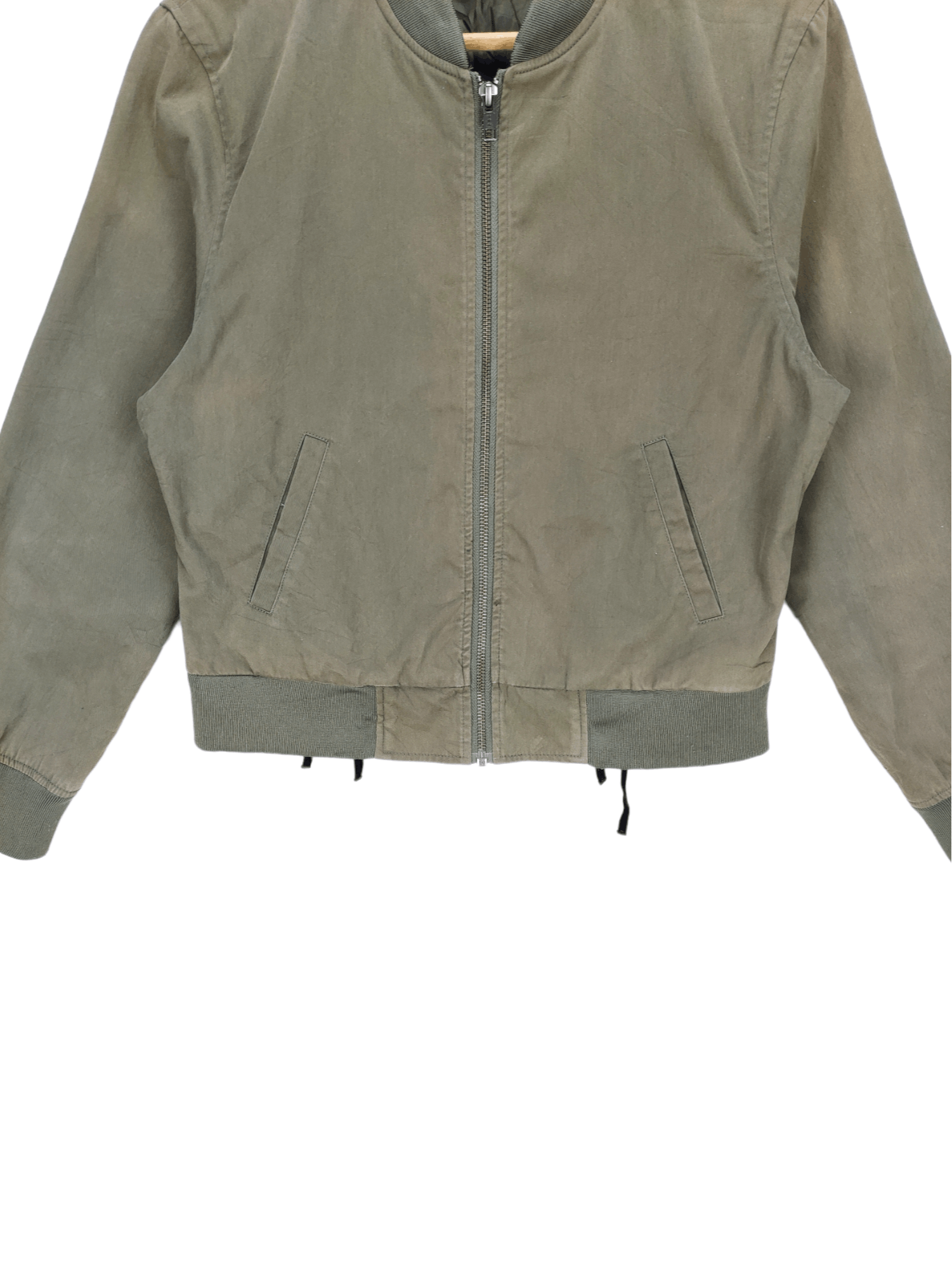 Japanese Brand Steals🔥Cropped Jacket Zip Up Shoelace Style by Browny Size S / US 4 / IT 40 - 7 Thumbnail