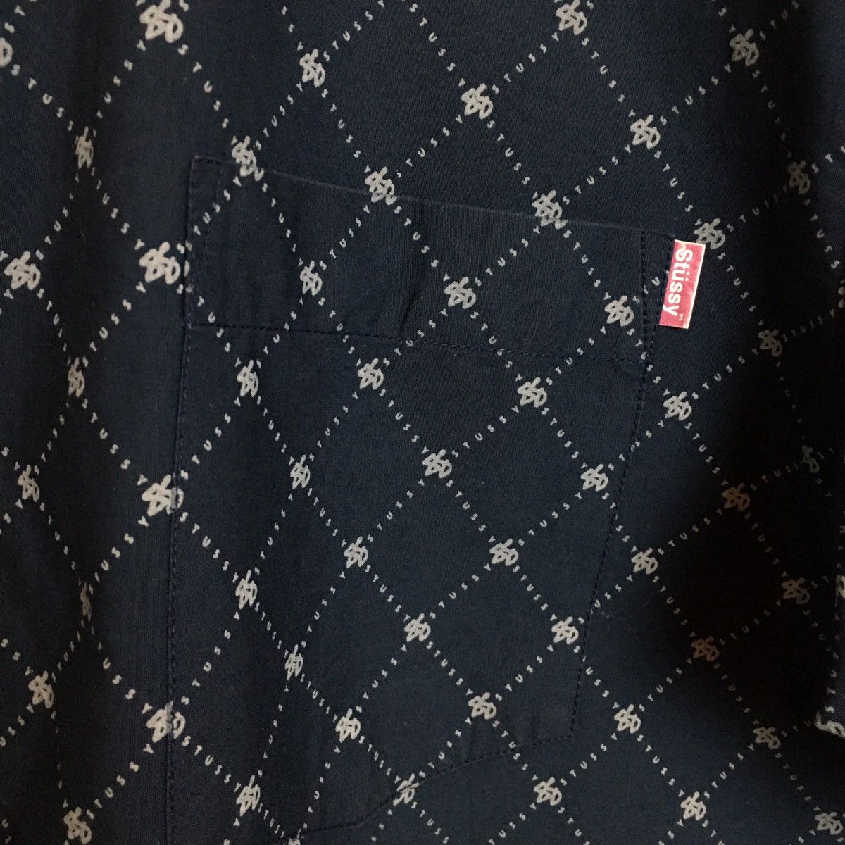 Stussy Vintage Stussy Monogram Shirt Size US L / EU 52-54 / 3 - 4 Thumbnail