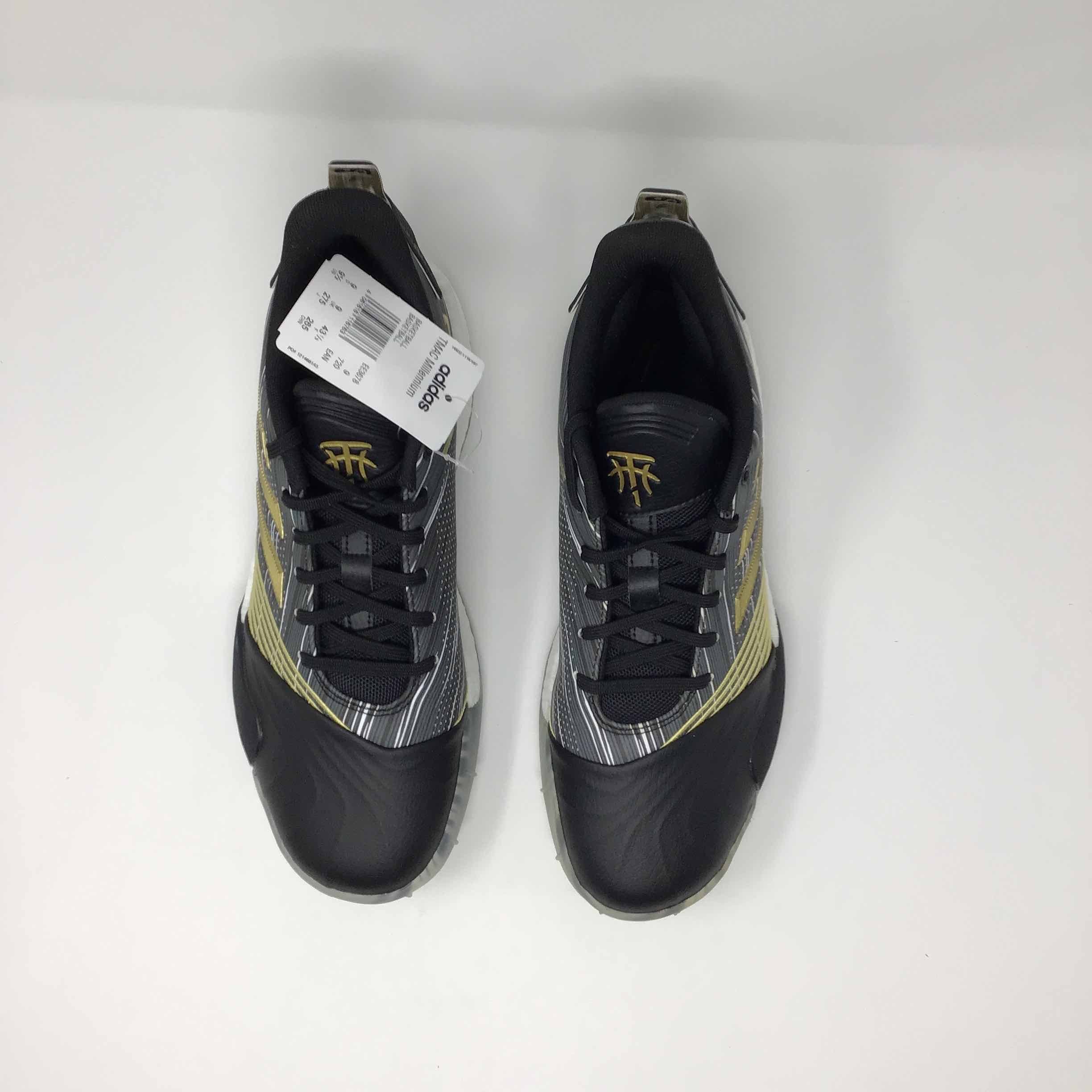 Adidas T-Mac Millenium Black Gold Size US 9.5 / EU 42-43 - 3 Thumbnail