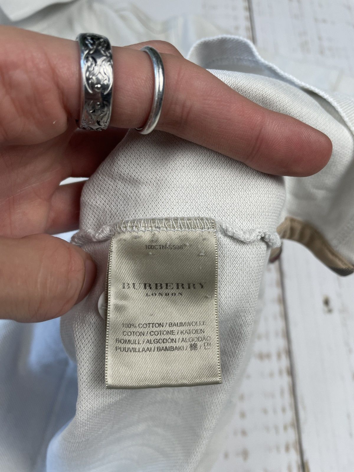 Burberry Burberry Polo T-shirt Basic Small Logo Size US S / EU 44-46 / 1 - 4 Thumbnail