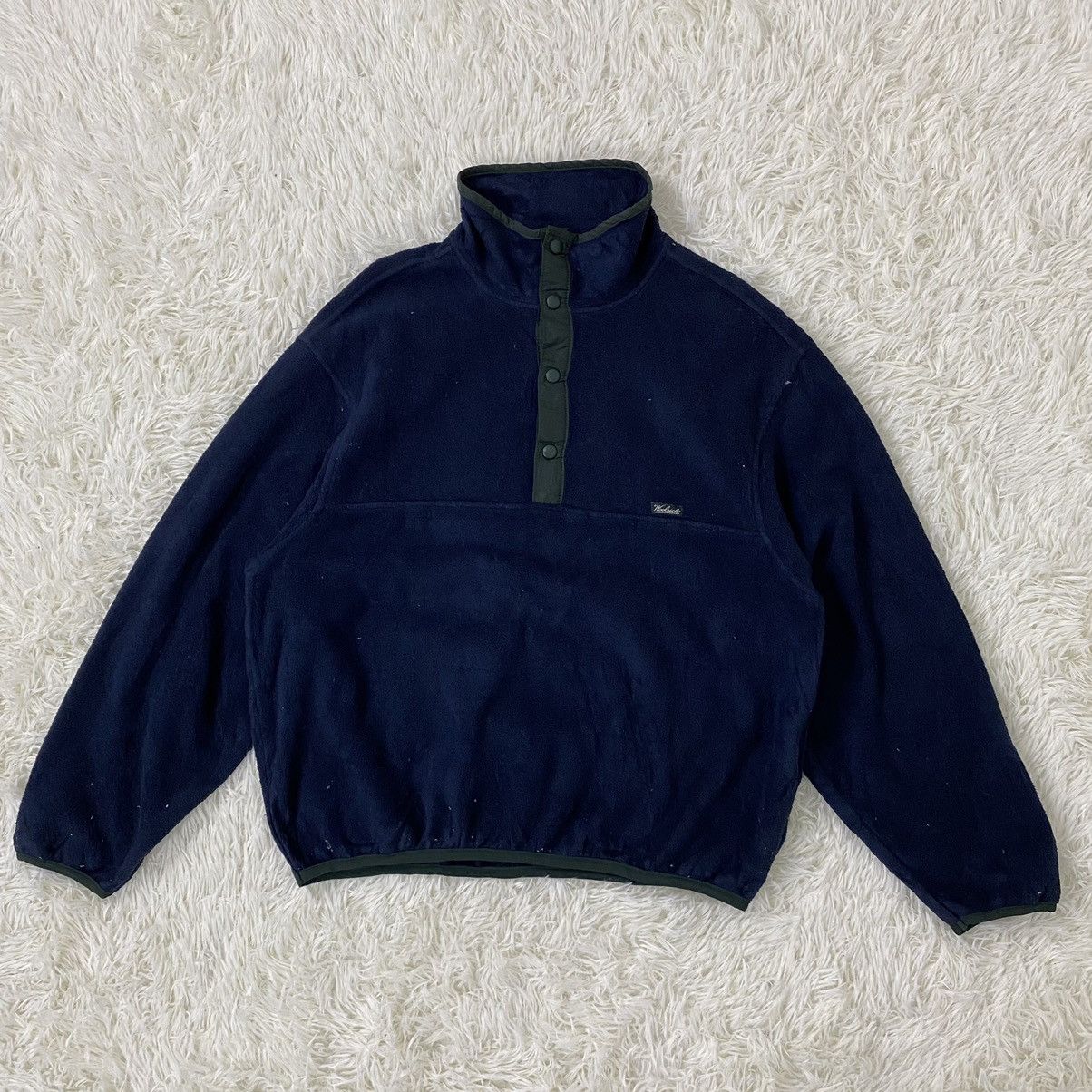 Woolrich Woolen Mills WOOLRICH HALF SNAP BUTTON FLEECE JACKET Size US L / EU 52-54 / 3 - 1 Thumbnail