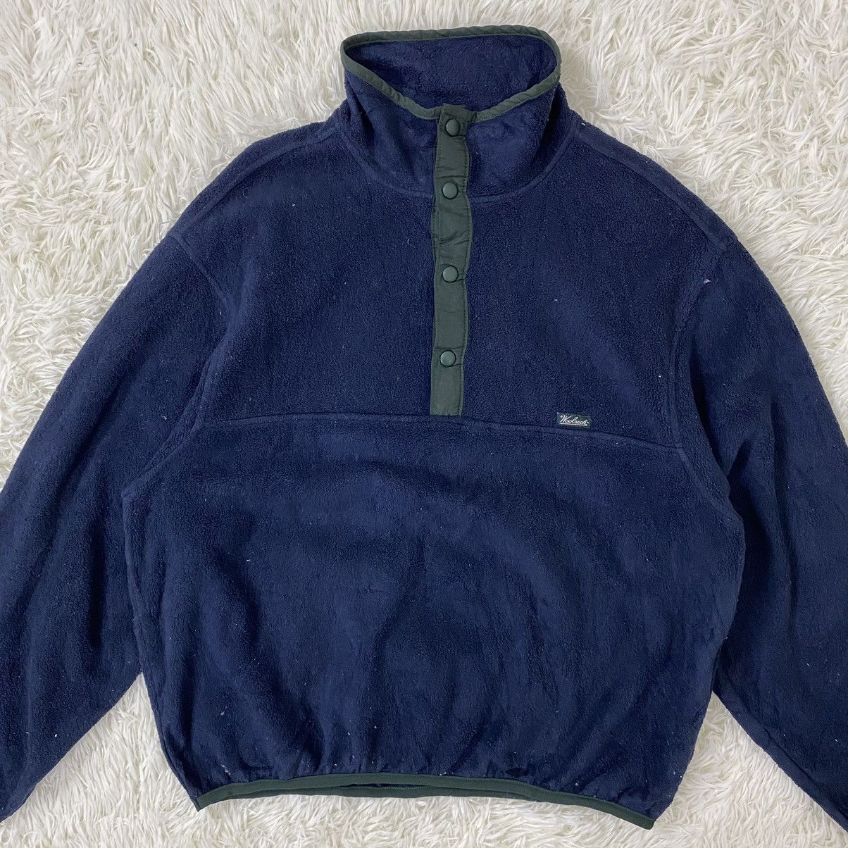 Woolrich Woolen Mills WOOLRICH HALF SNAP BUTTON FLEECE JACKET Size US L / EU 52-54 / 3 - 4 Thumbnail